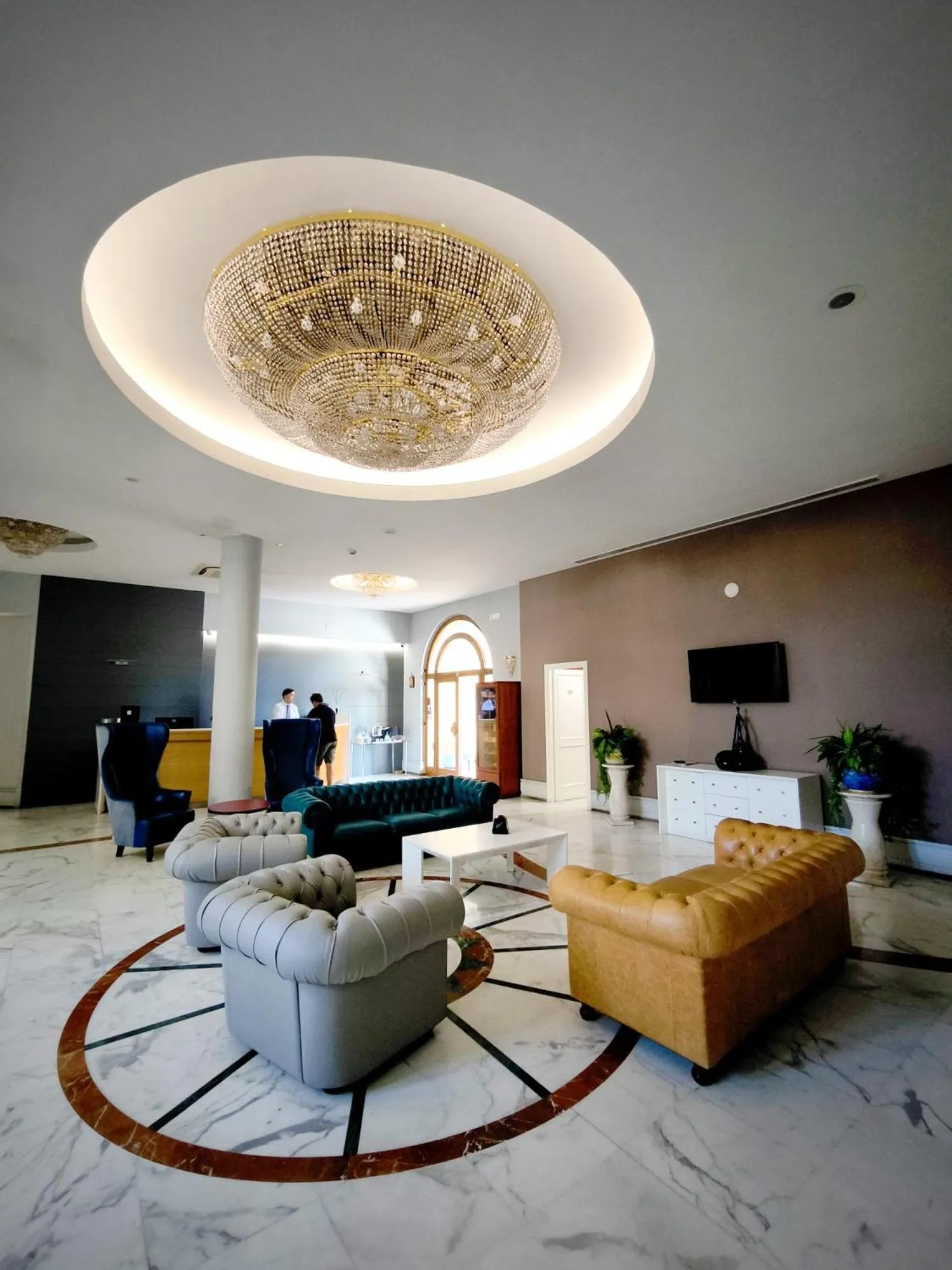 Lobby or reception in Hotel Leonessa