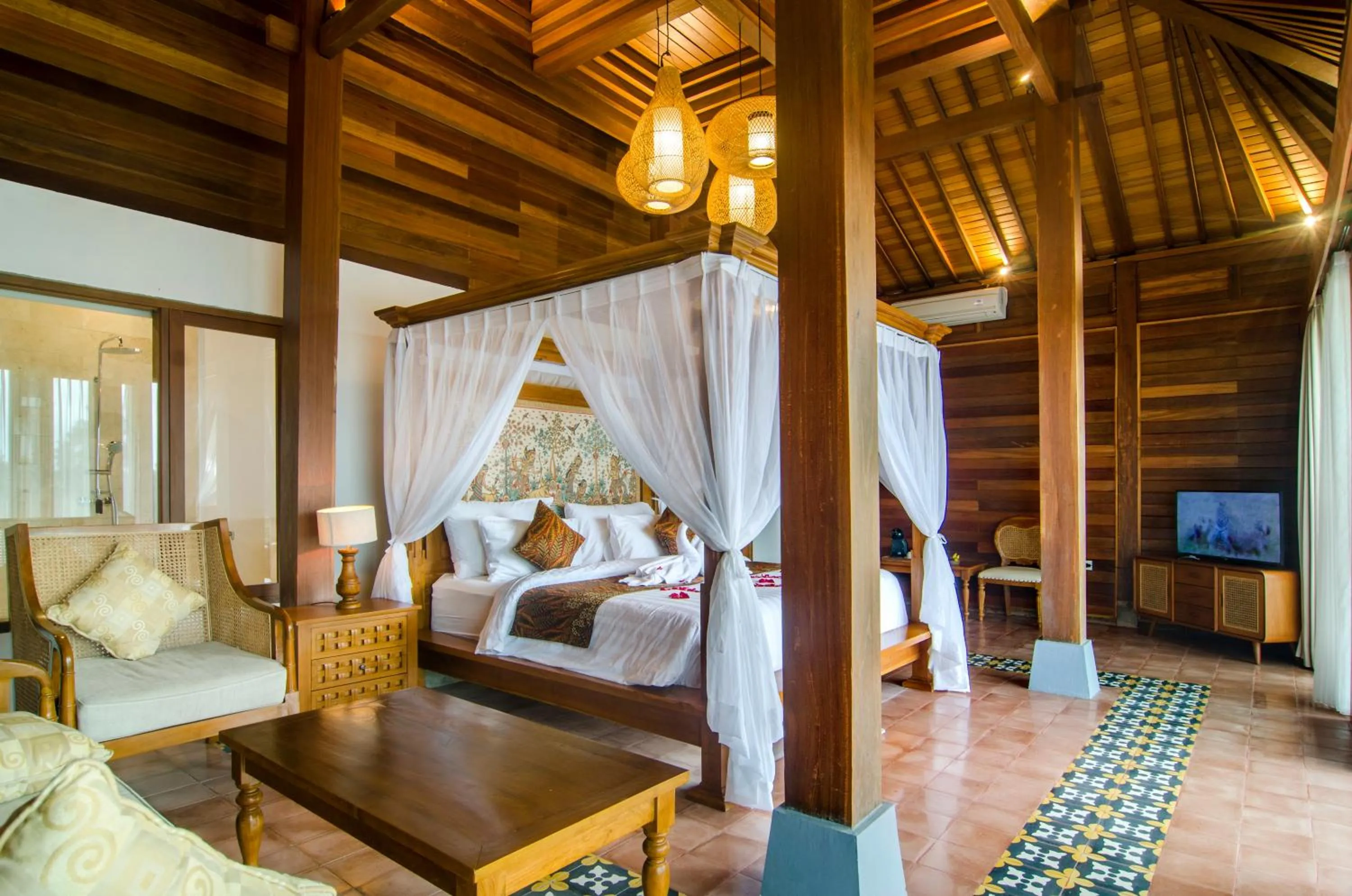 Bedroom in Danakha Villa Ubud