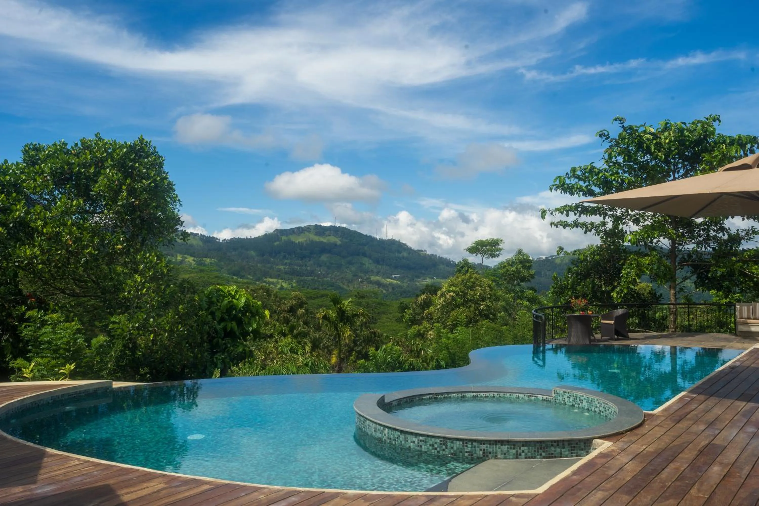 Pool view in Kandy Dendrobium House