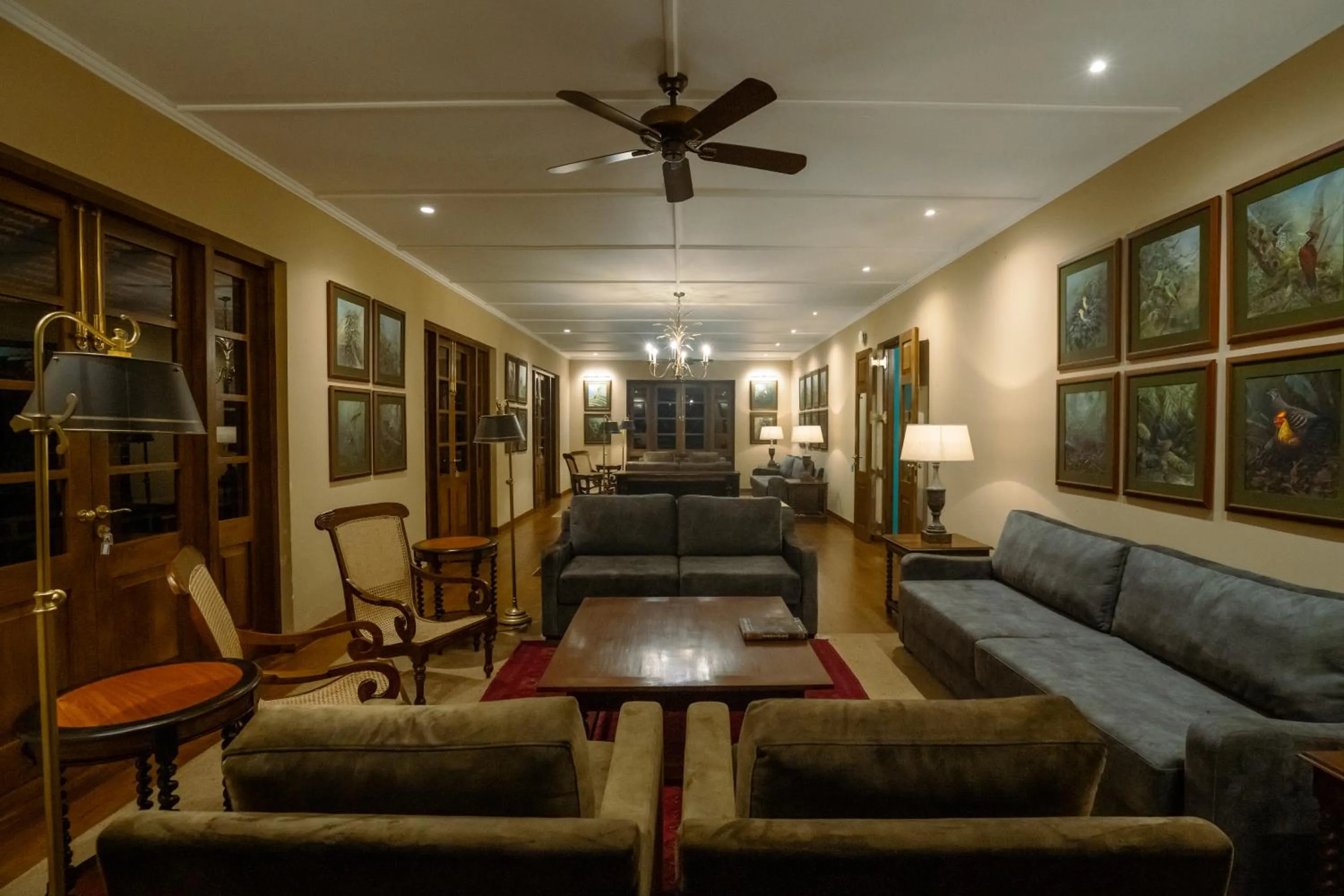 Seating area in Kandy Dendrobium House