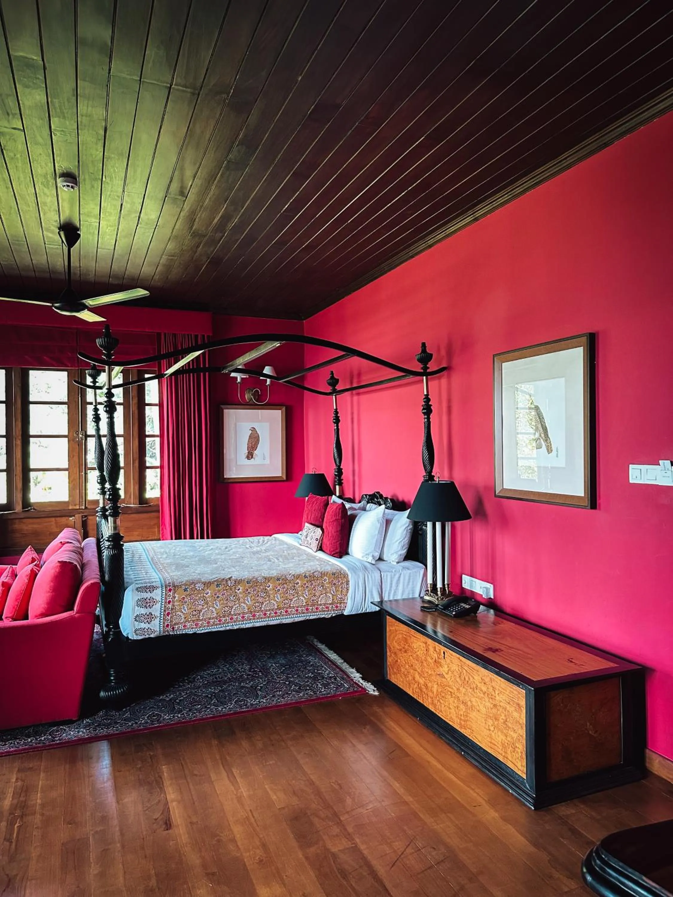 Bedroom, Bed in Kandy Dendrobium House