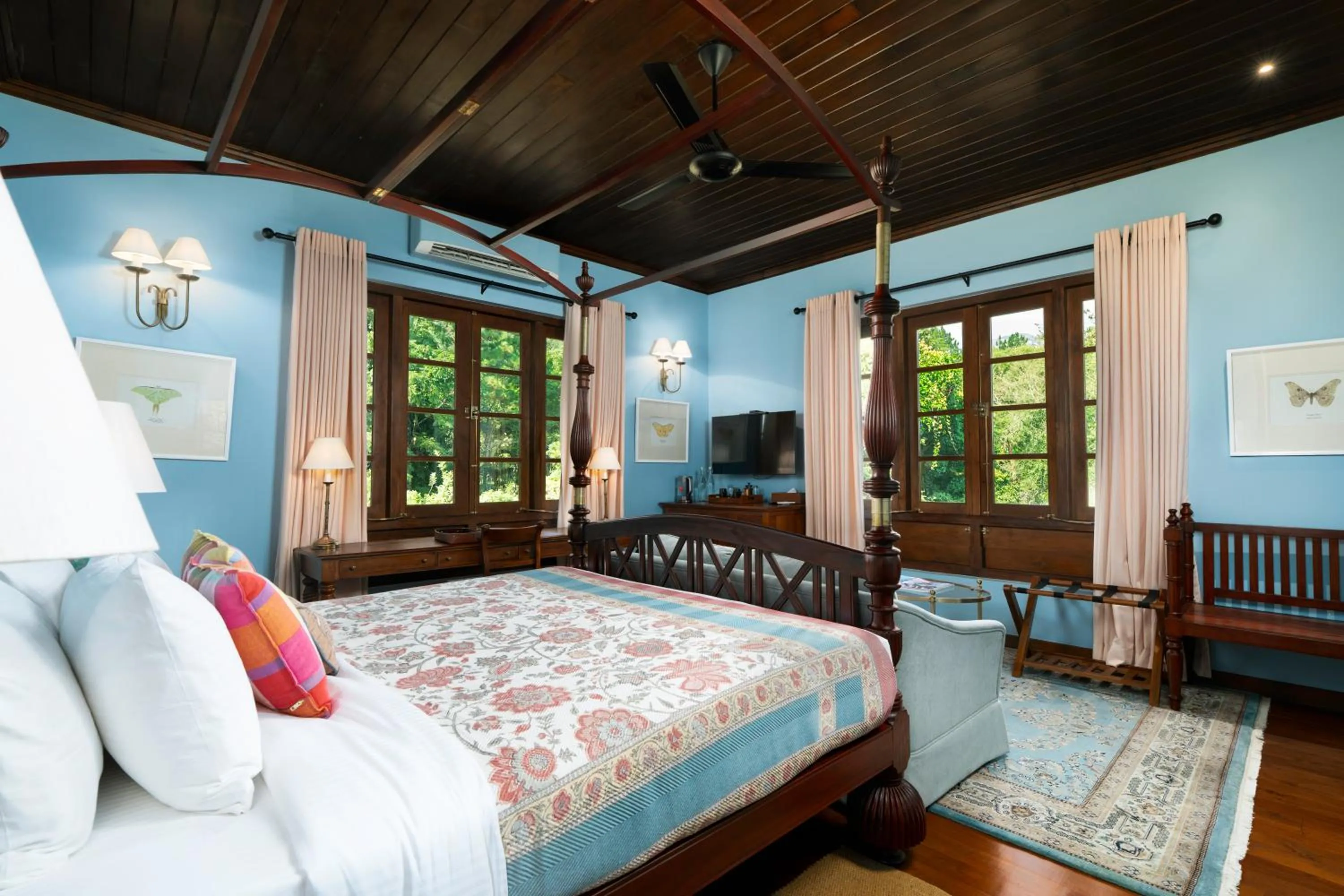 Bedroom, Bed in Kandy Dendrobium House