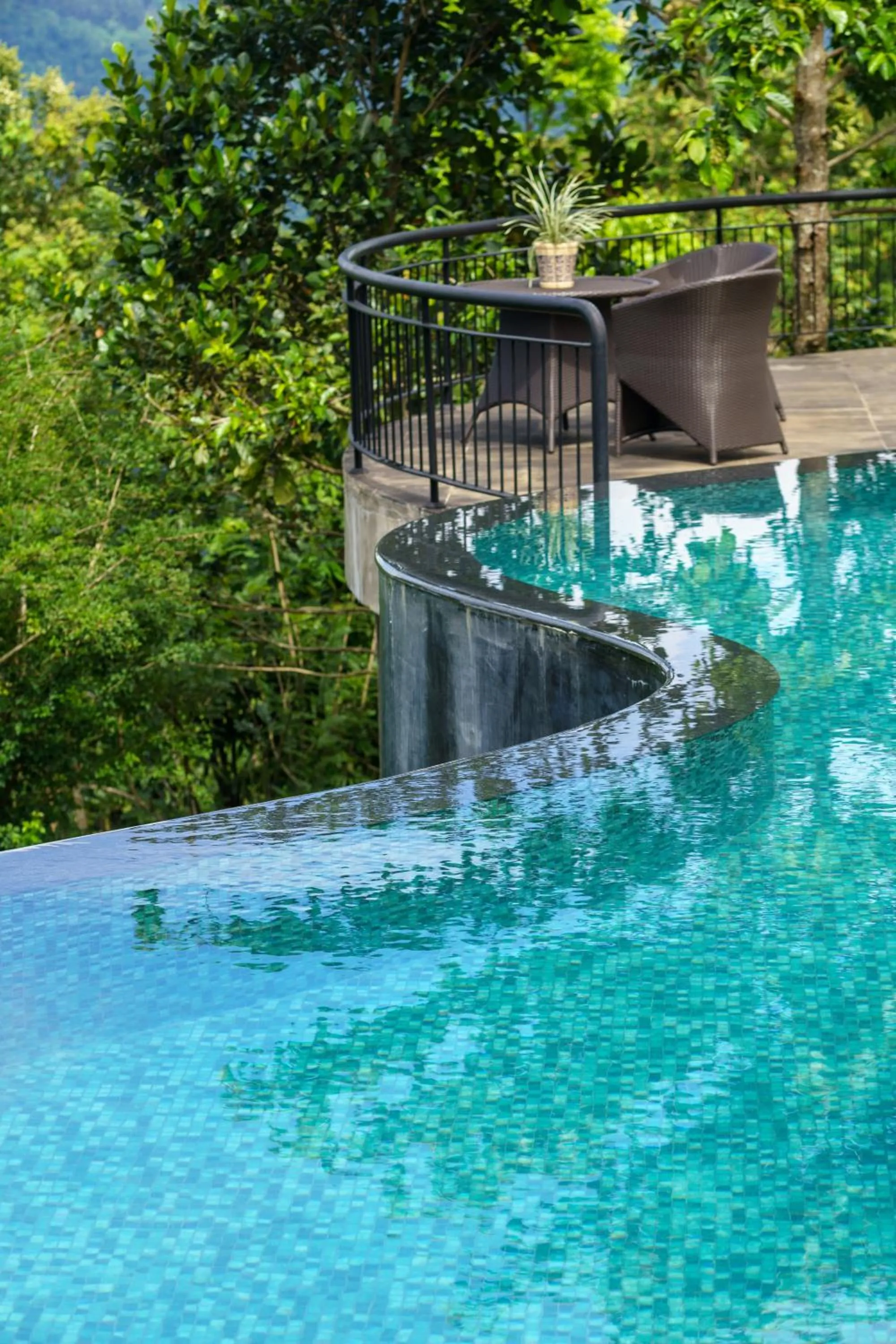 Pool view in Kandy Dendrobium House