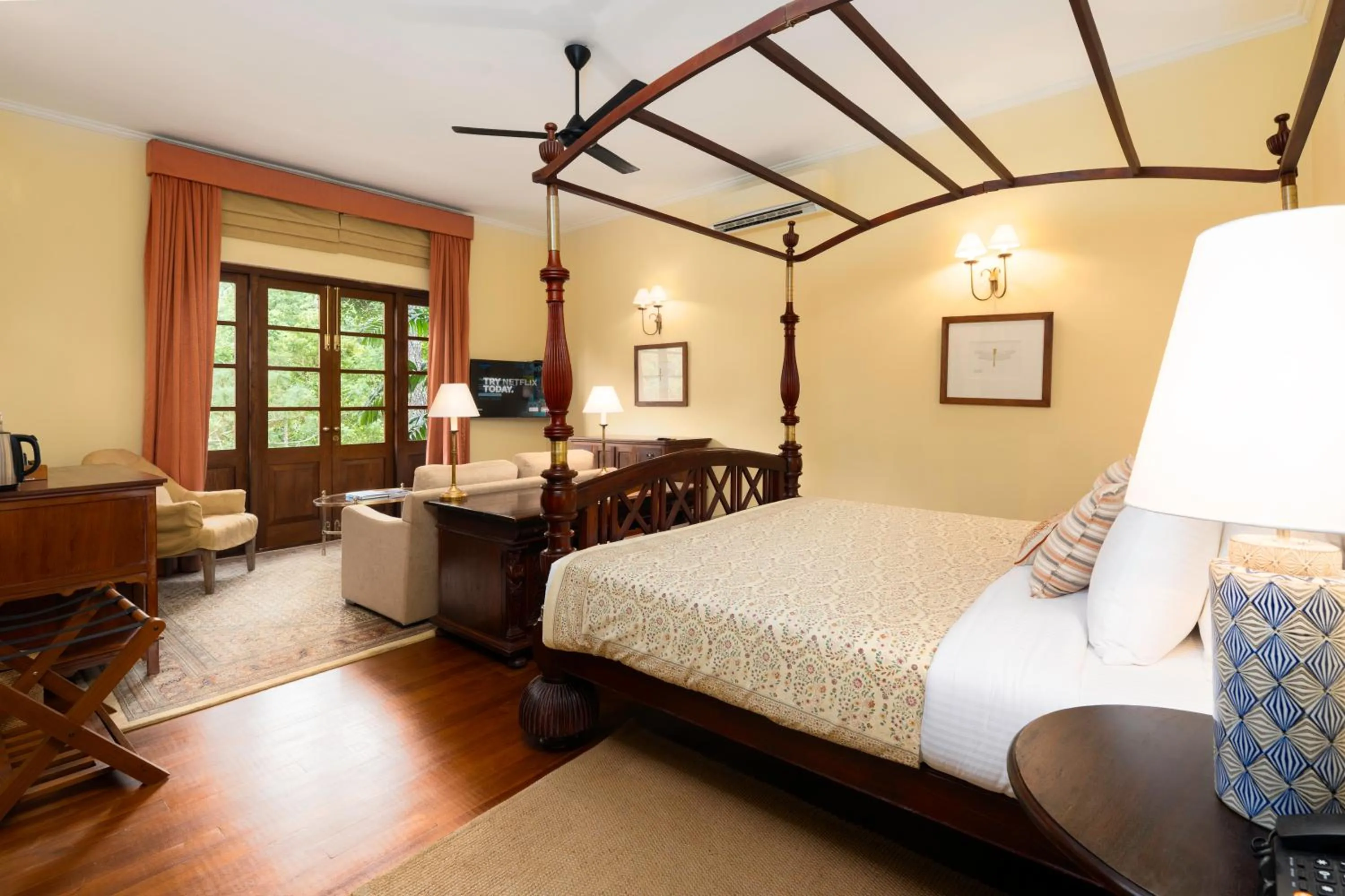 Bedroom, Bed in Kandy Dendrobium House