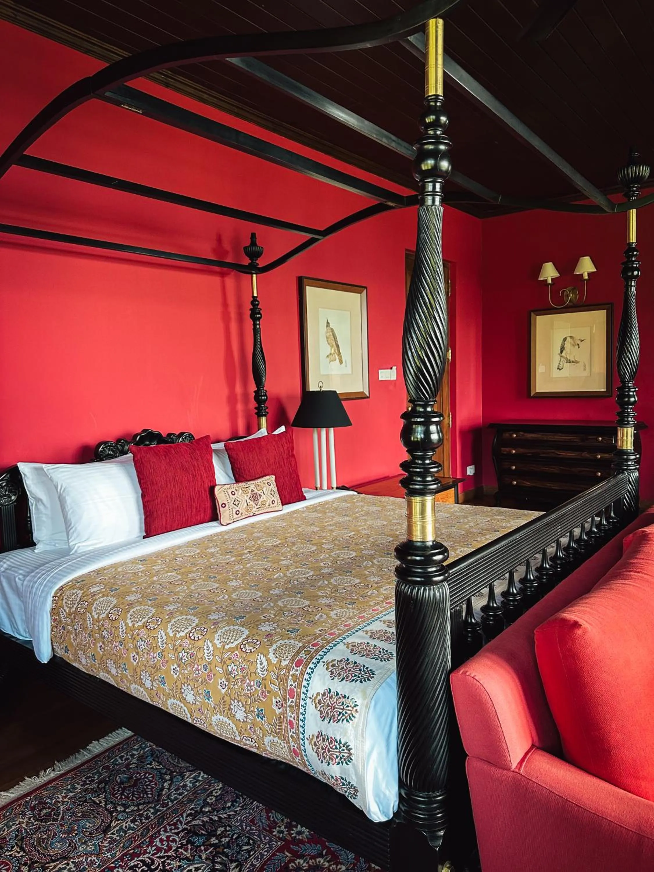 Bedroom, Bed in Kandy Dendrobium House