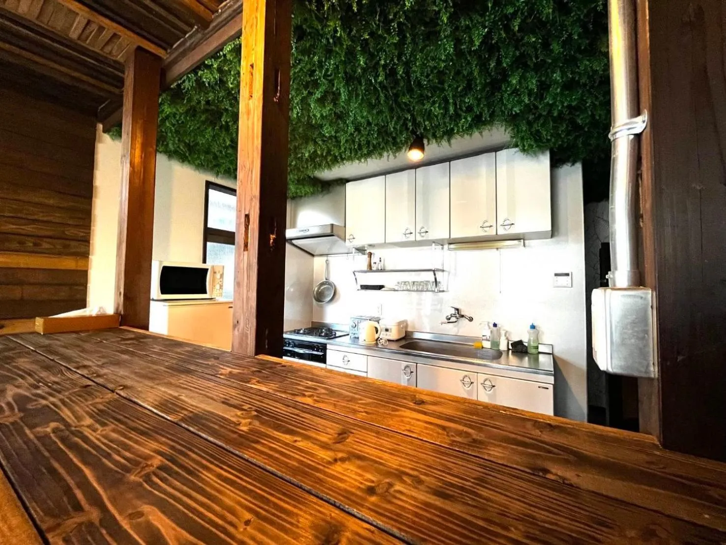 kitchen in Drive in Ichinomiya motel