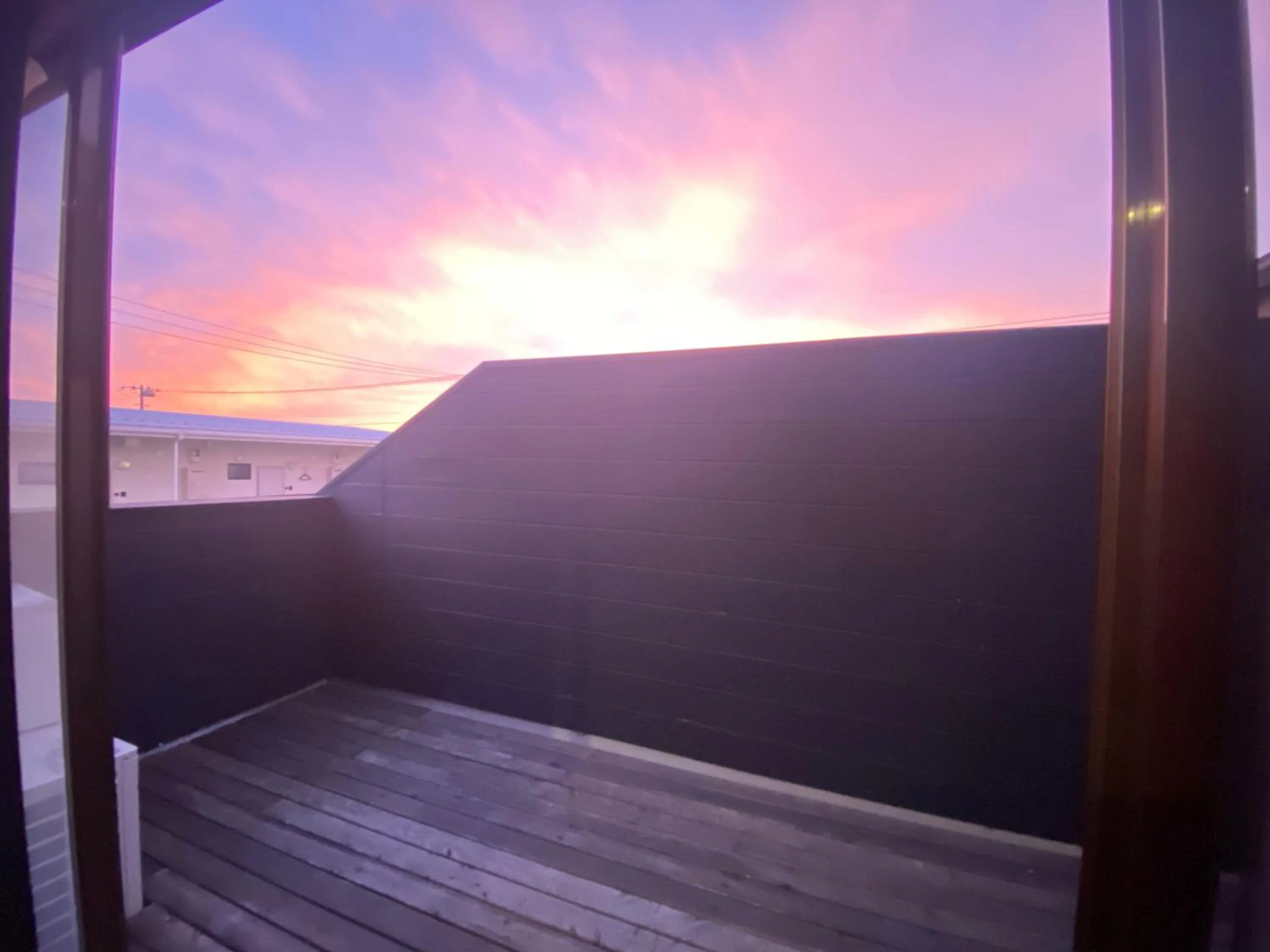 Balcony/Terrace in Drive in Ichinomiya motel