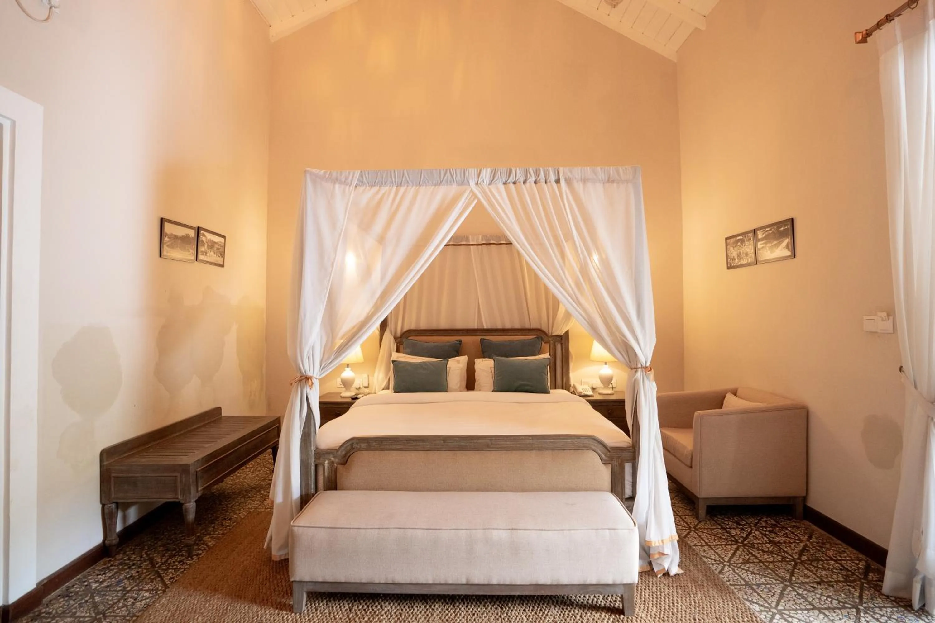 Bed in Heritage Boutique by Seven Angels