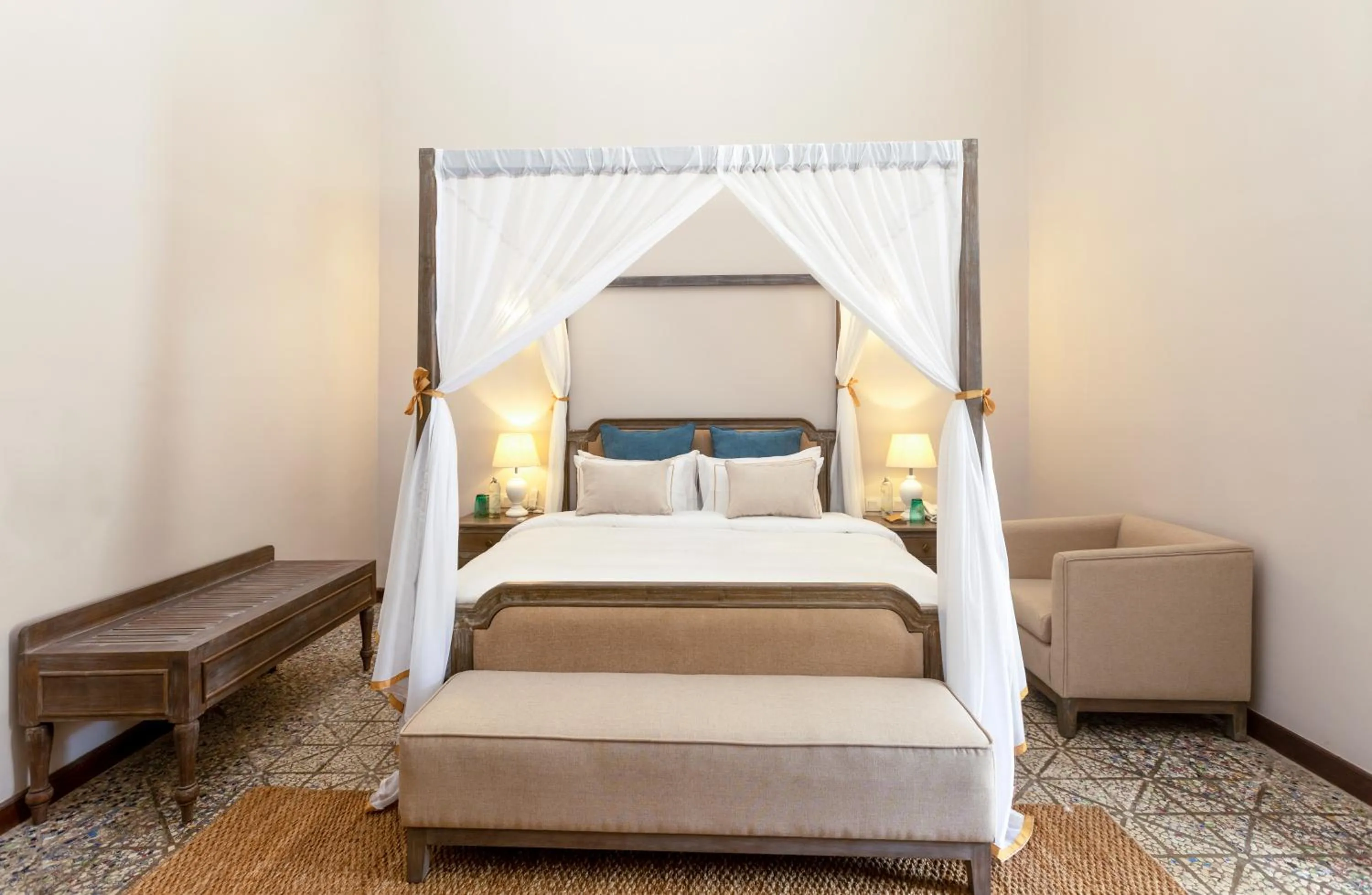 Bed in Heritage Boutique by Seven Angels