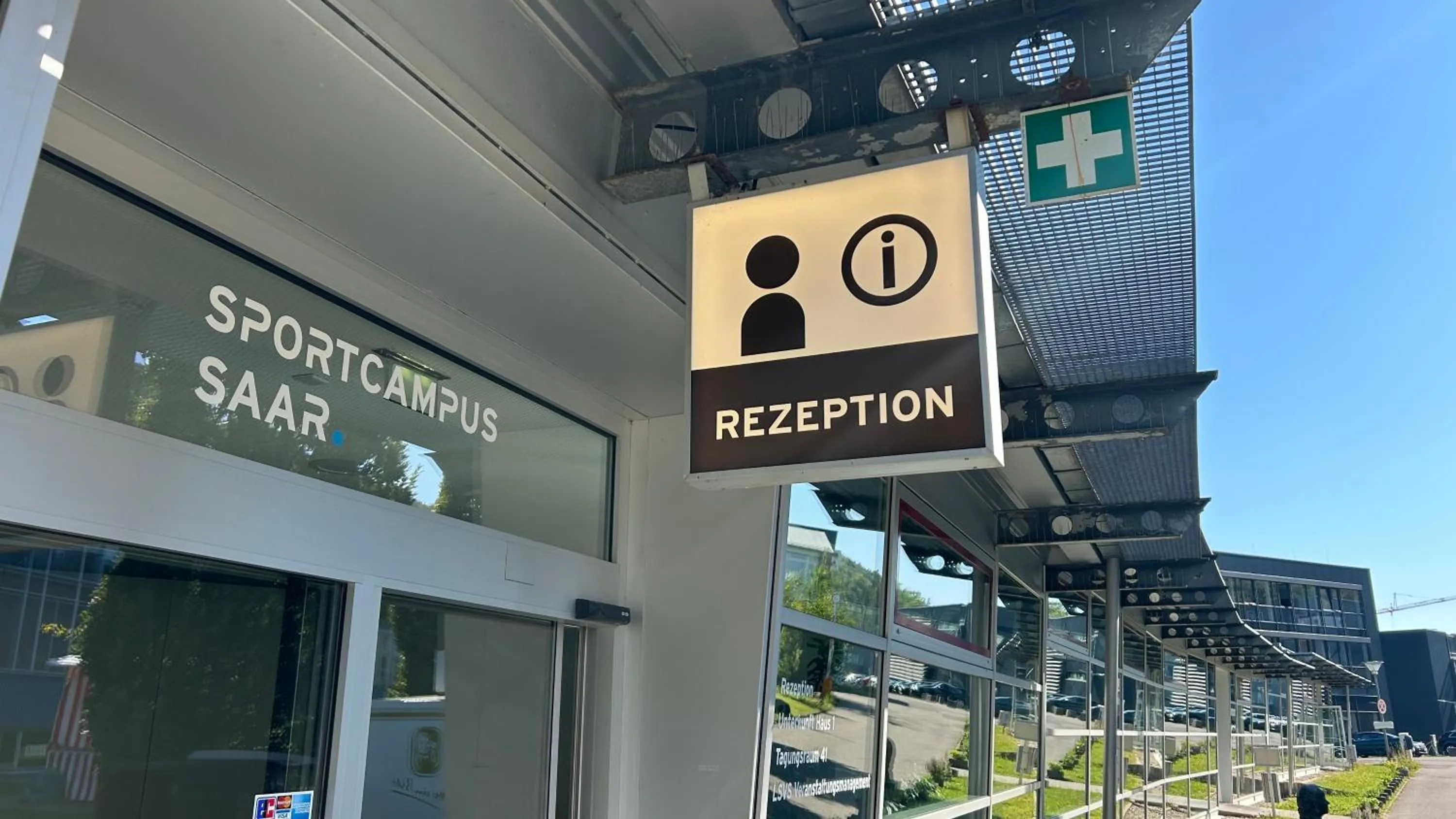 Property building in Hermann Neuberger Sportschule