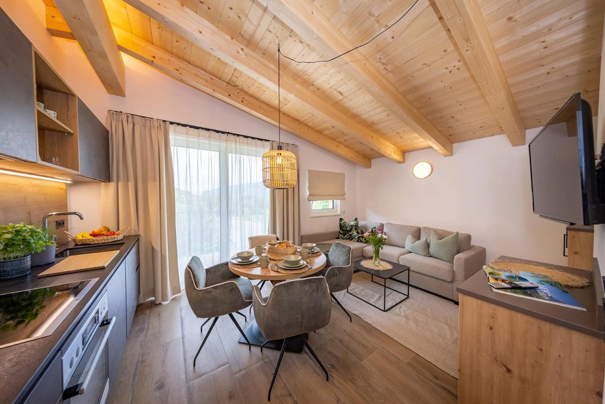 Kitchen or kitchenette in Lenni´s Apartments