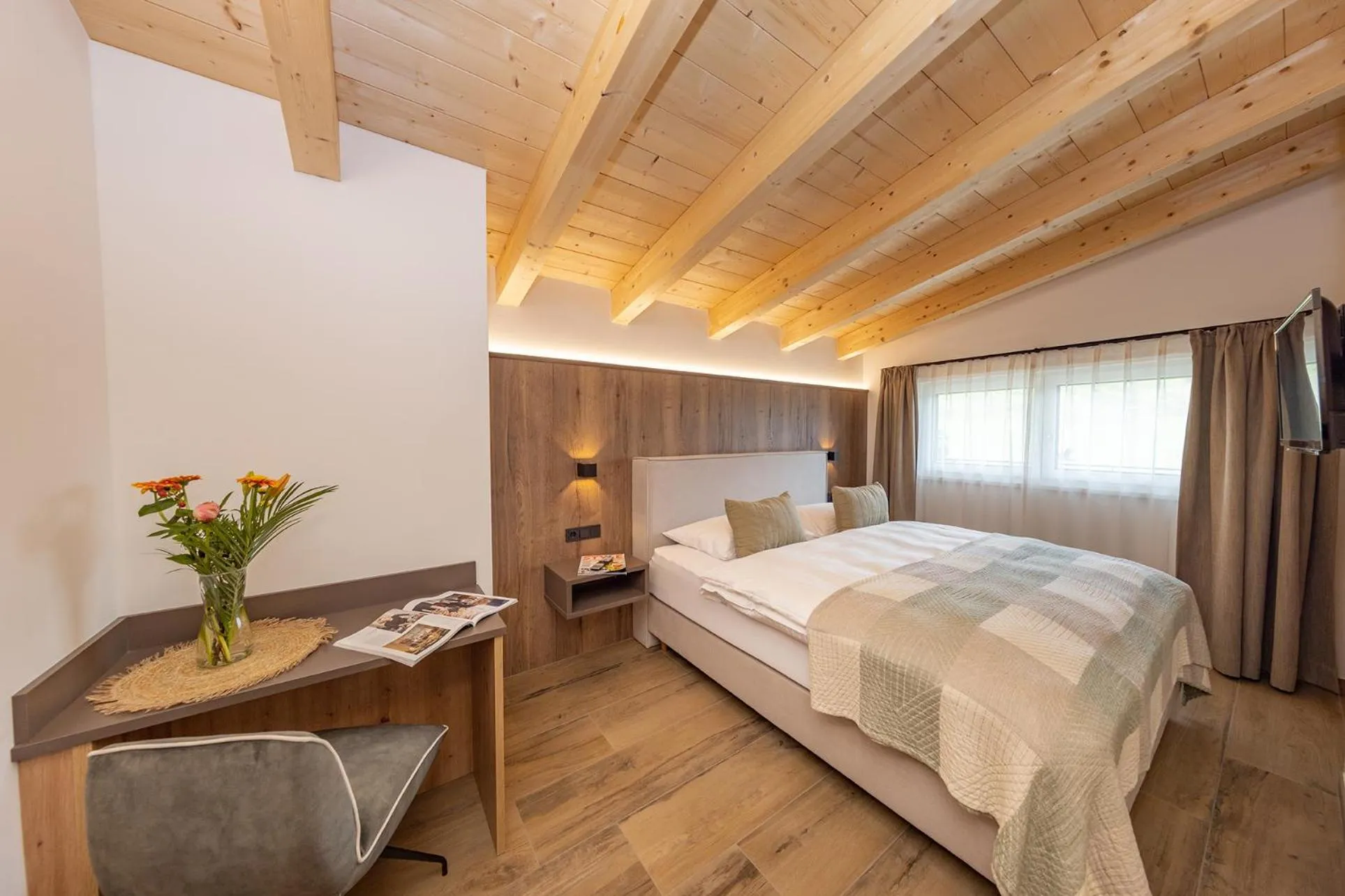 Bed in Lenni´s Apartments