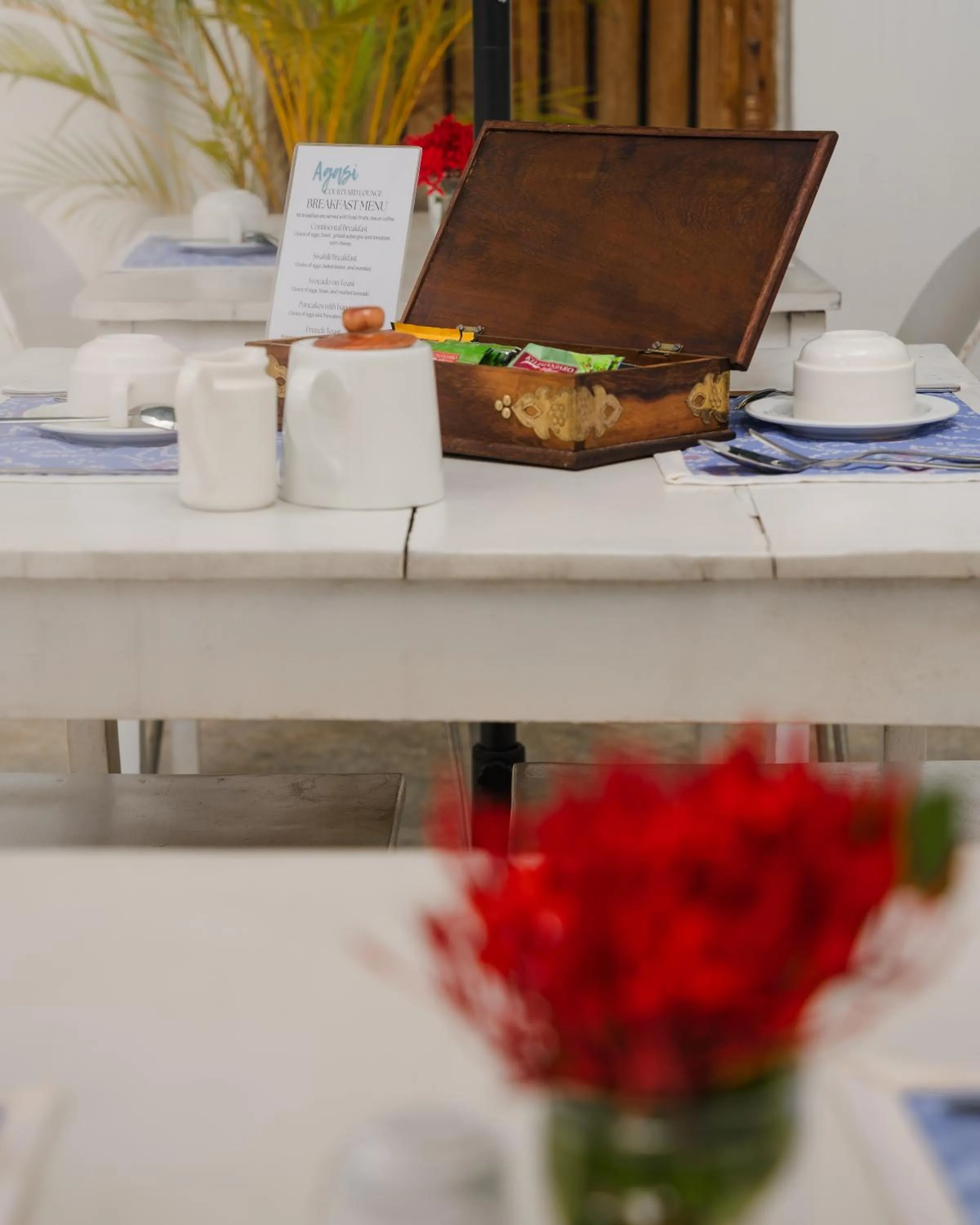 Breakfast in Emerald Palm Courtyard Hotel