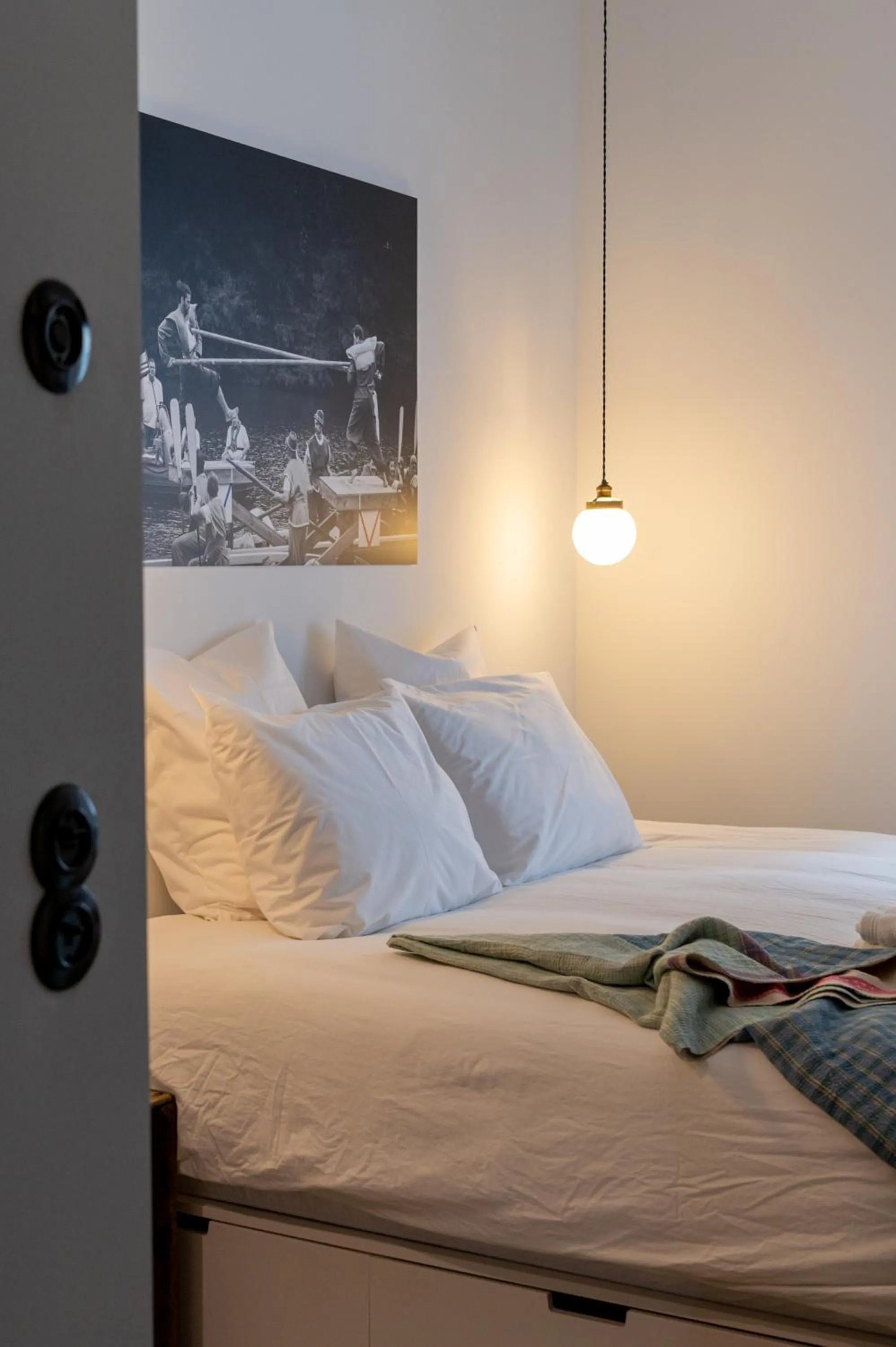 Bed in Espace 43 - Les 7 chambres