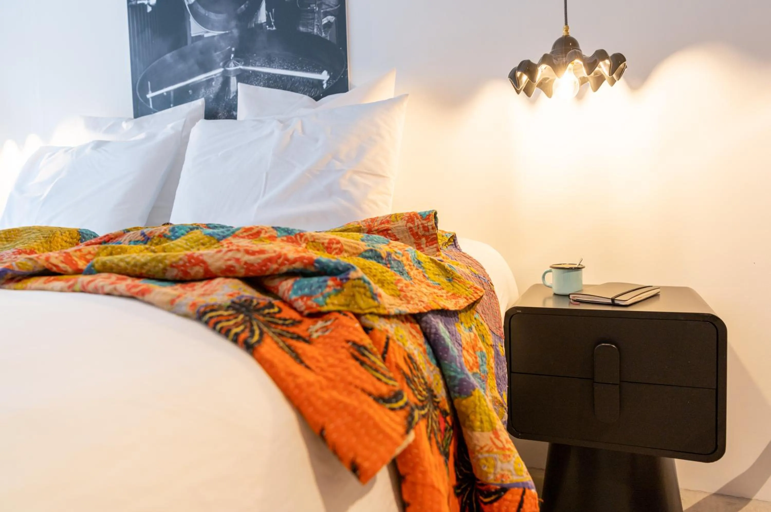 Bed in Espace 43 - Les 7 chambres