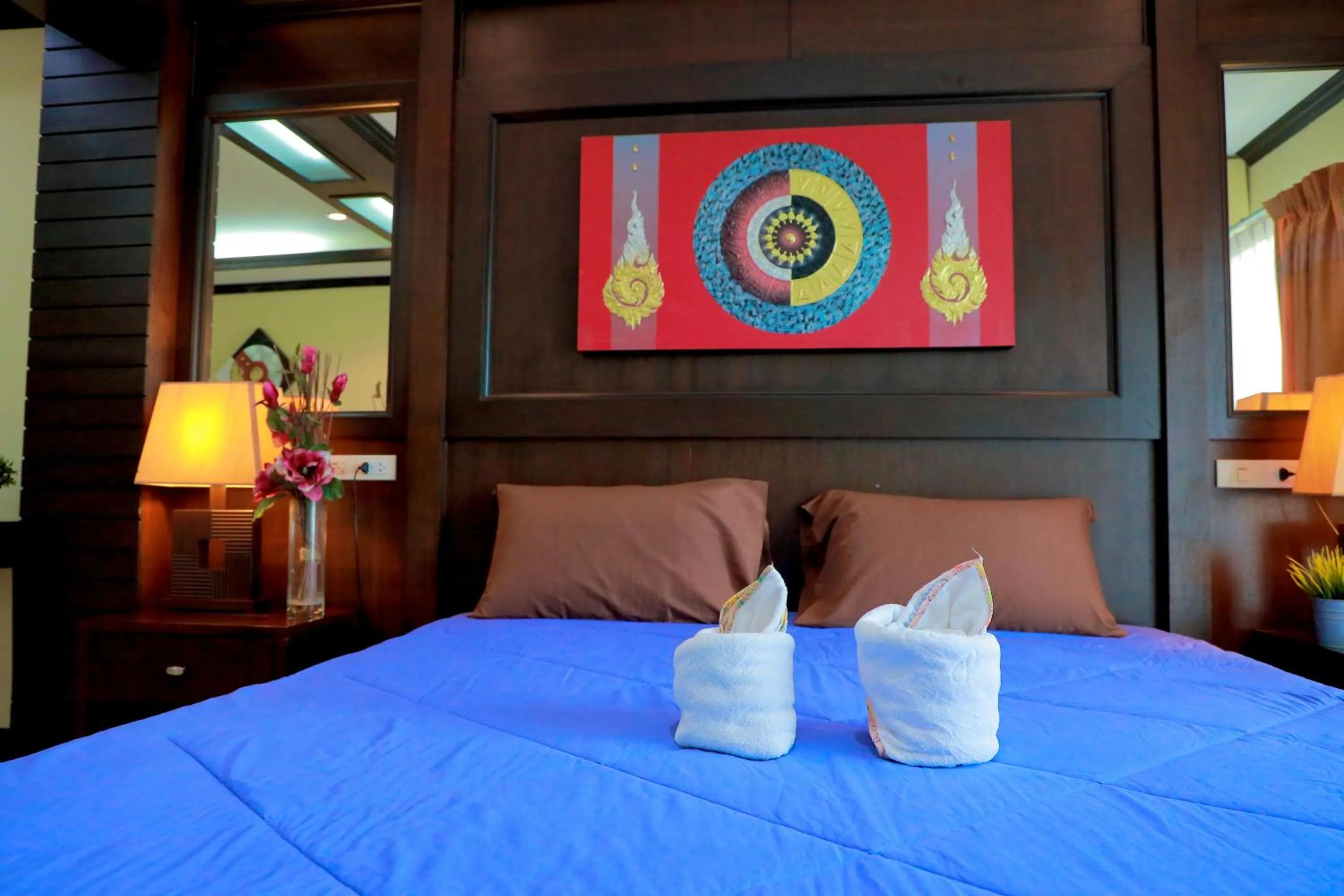 Bed in THOMLEK Guesthouse