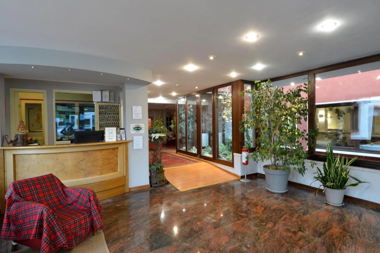 Lobby or reception in HG Hotel Due Ragni