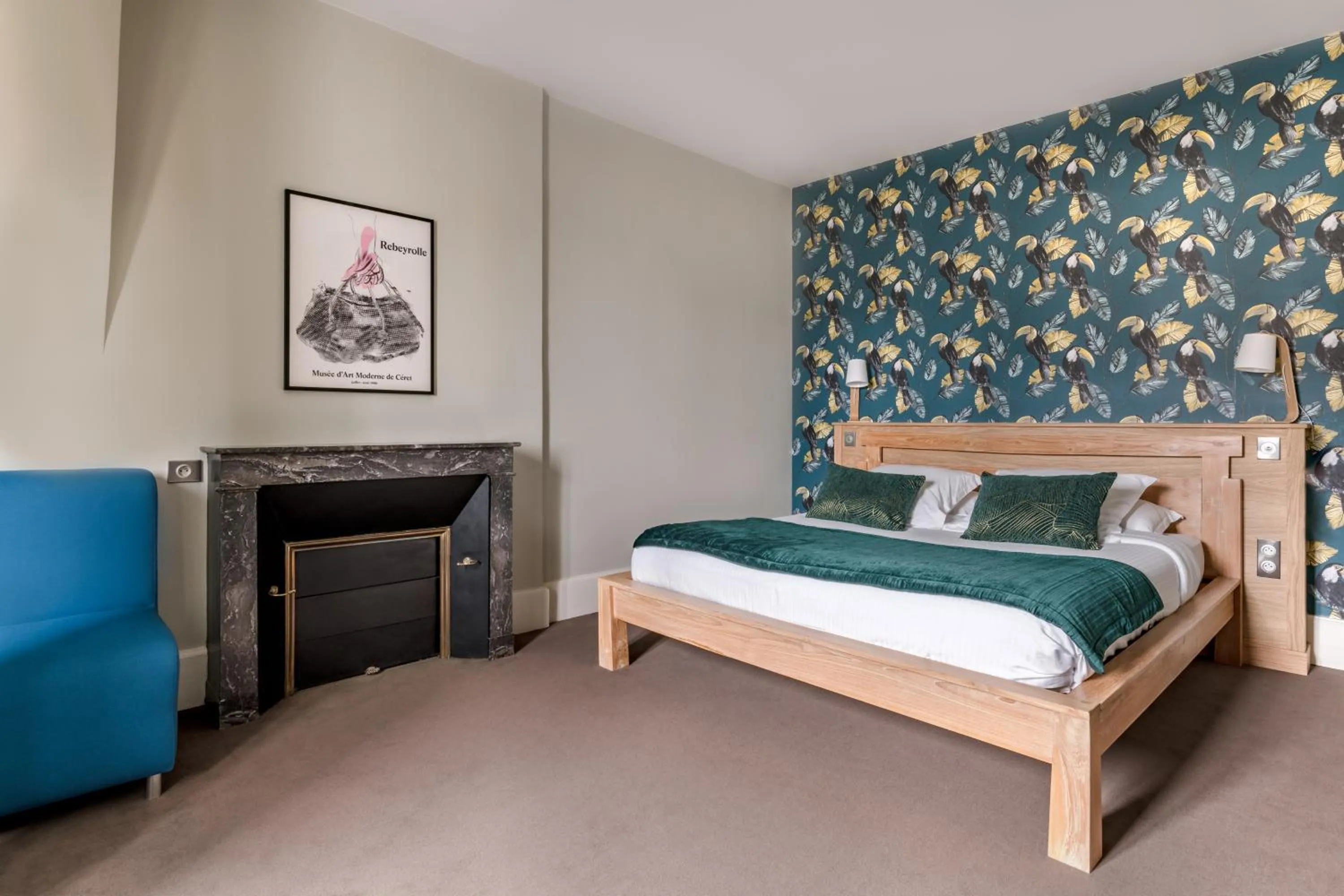 Bedroom, Bed in Les Argentiers - Accès digitalisé