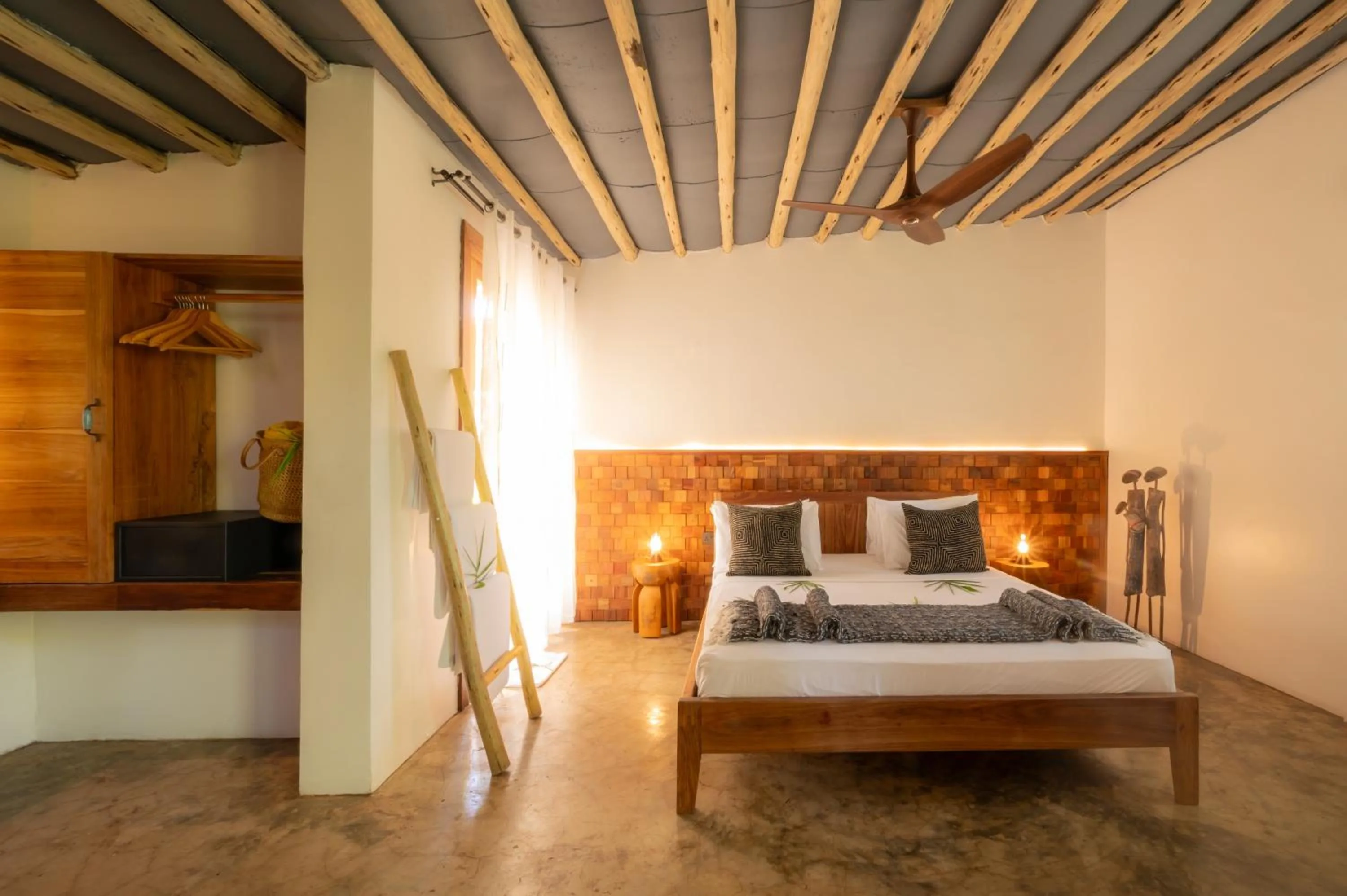 Bed in Bamboo Zanzibar