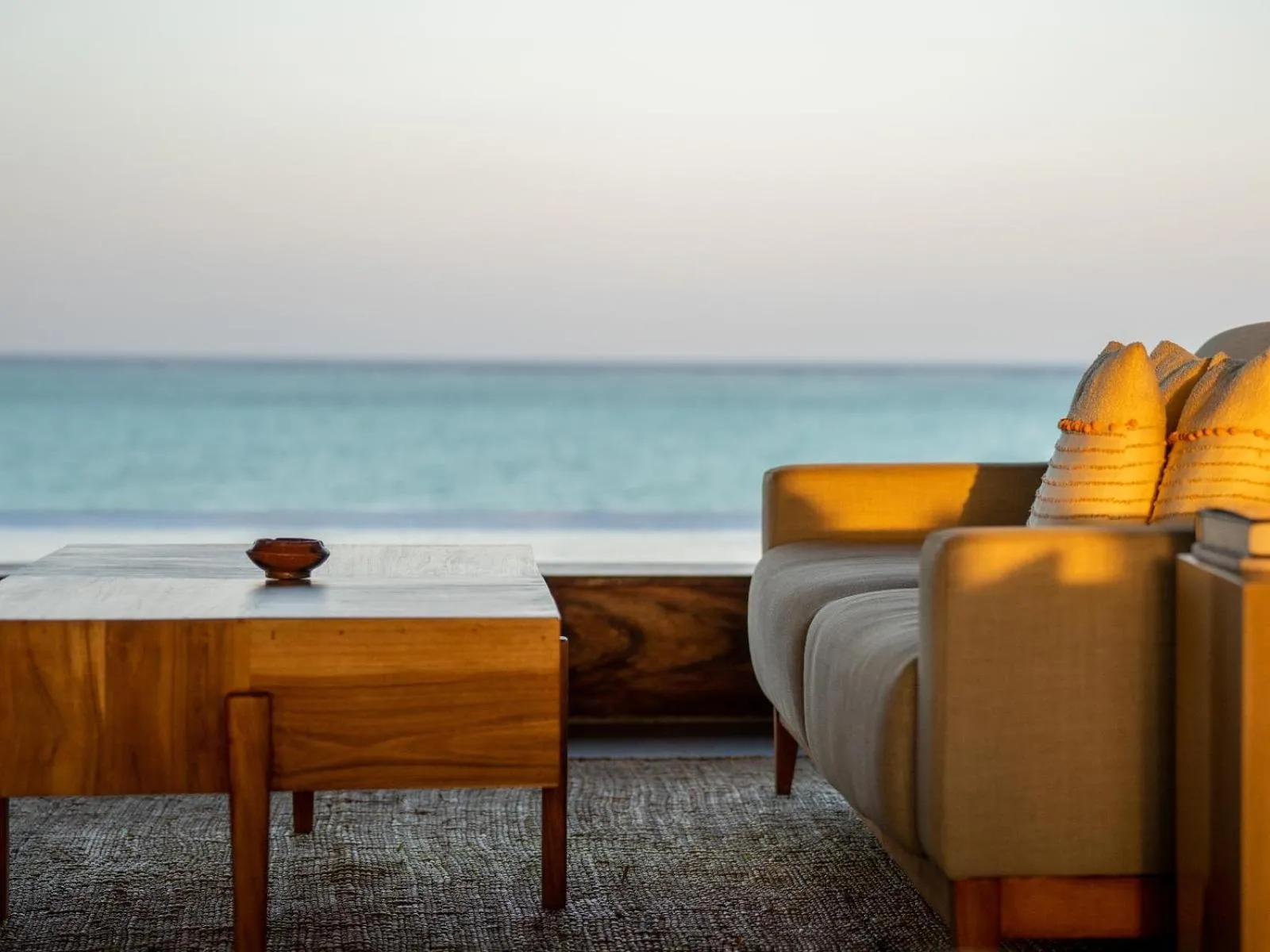 Communal lounge/ TV room in Bamboo Zanzibar