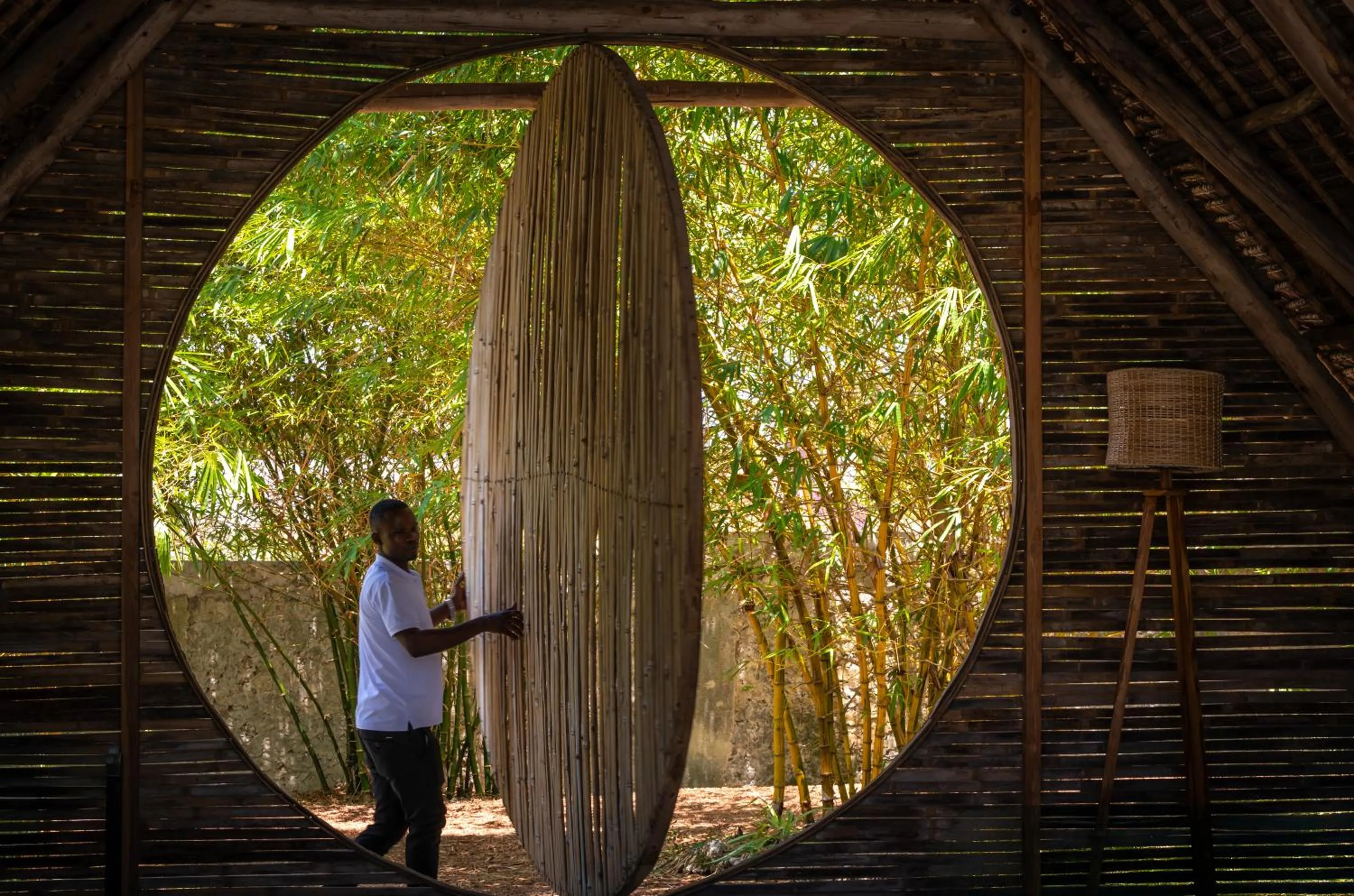 Communal lounge/ TV room in Bamboo Zanzibar