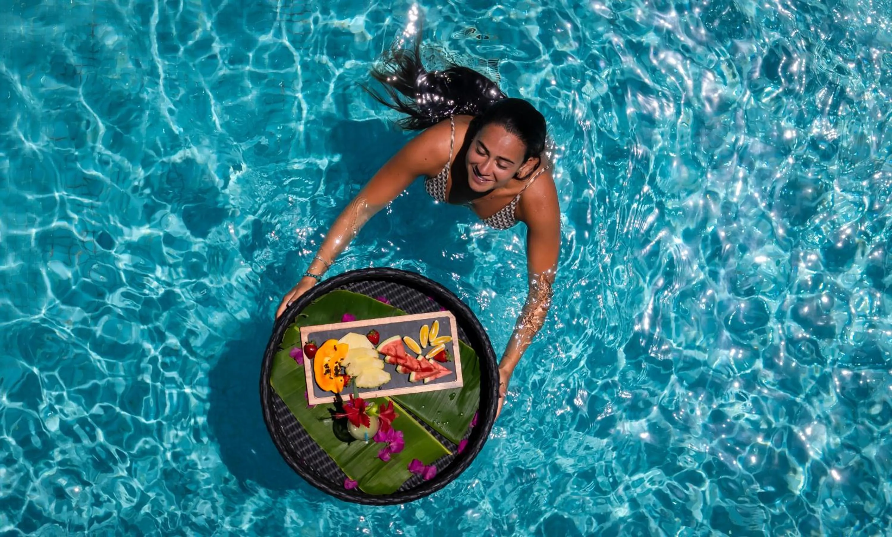 Pool view in Bamboo Zanzibar