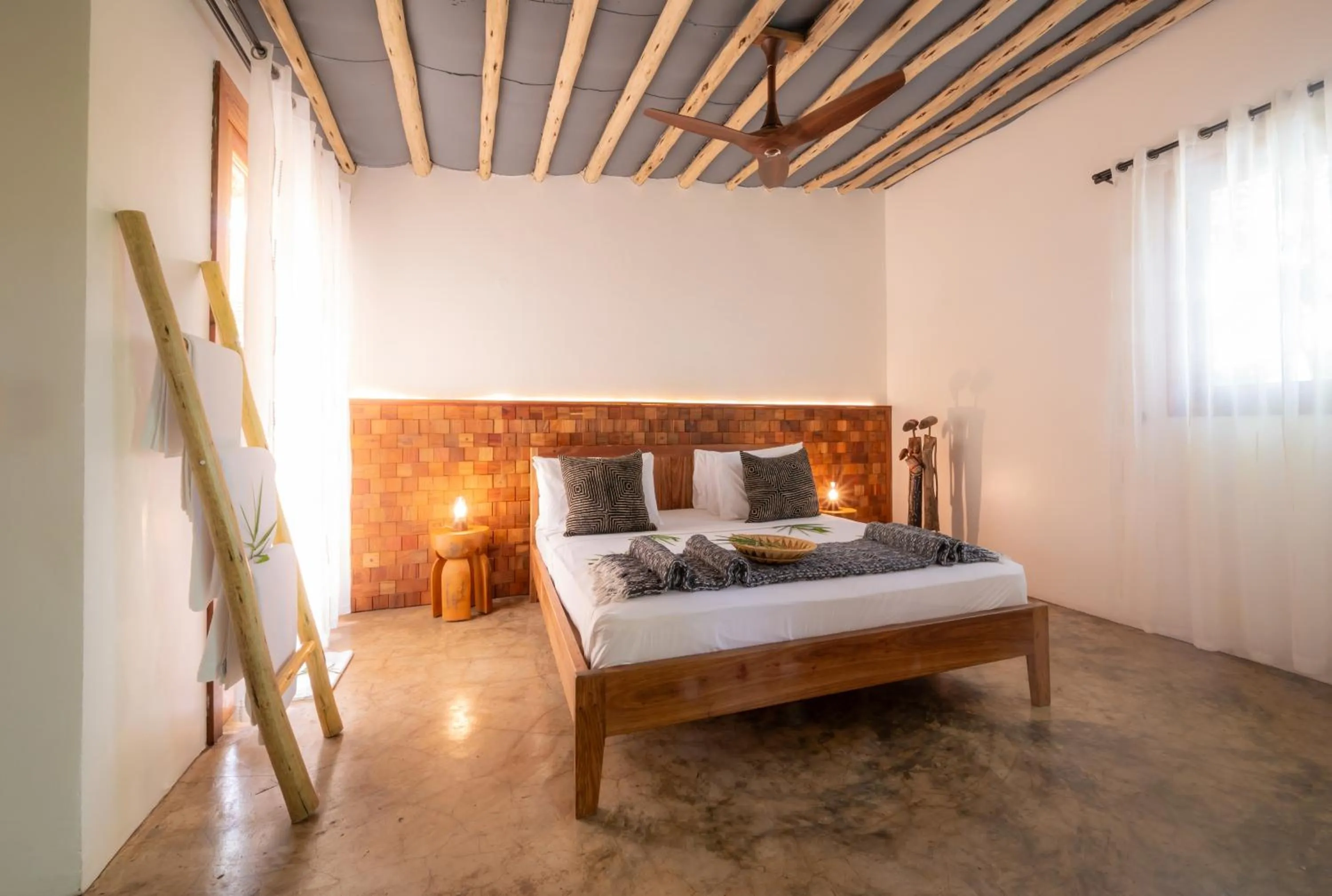 Bed in Bamboo Zanzibar