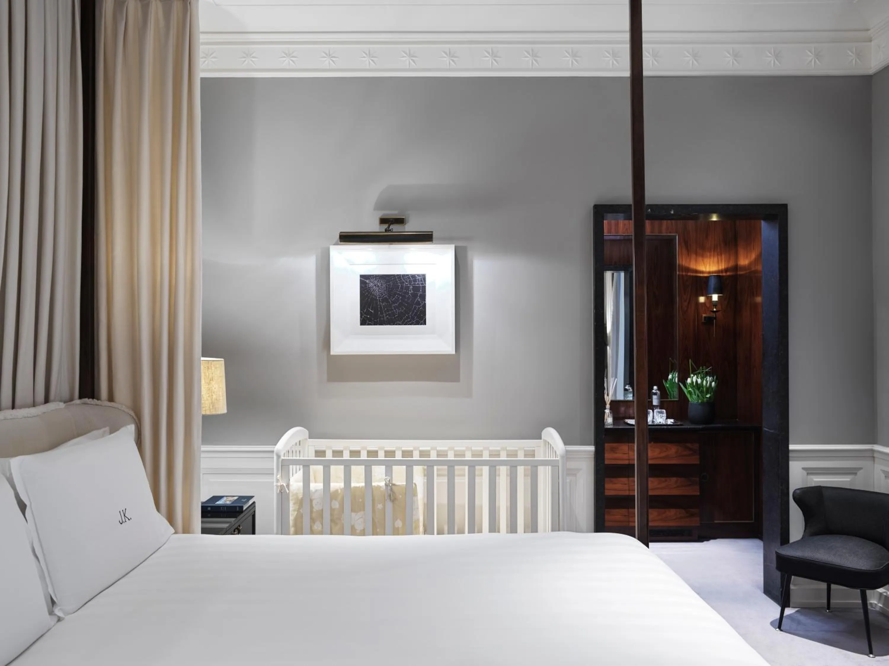 Bedroom, Bed in J.K. Place Roma - The Leading Hotels of the World