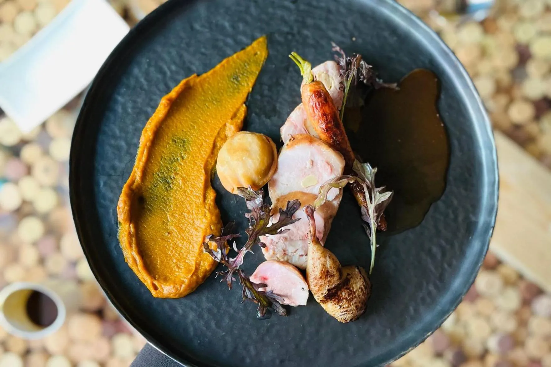 Food and drinks in La Fontaine du Sabotier