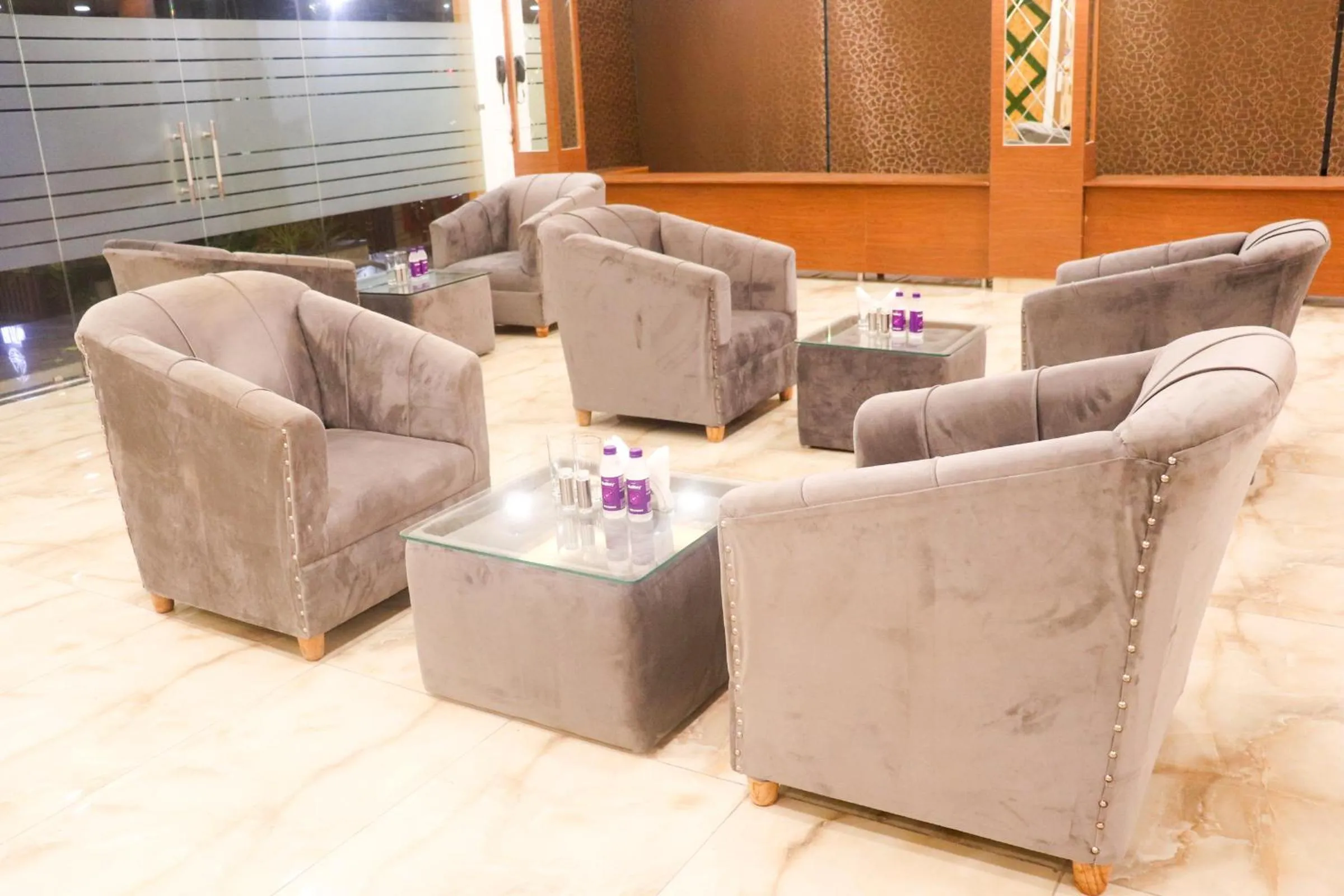 Seating area in Hotel Royal Palm Dehradun