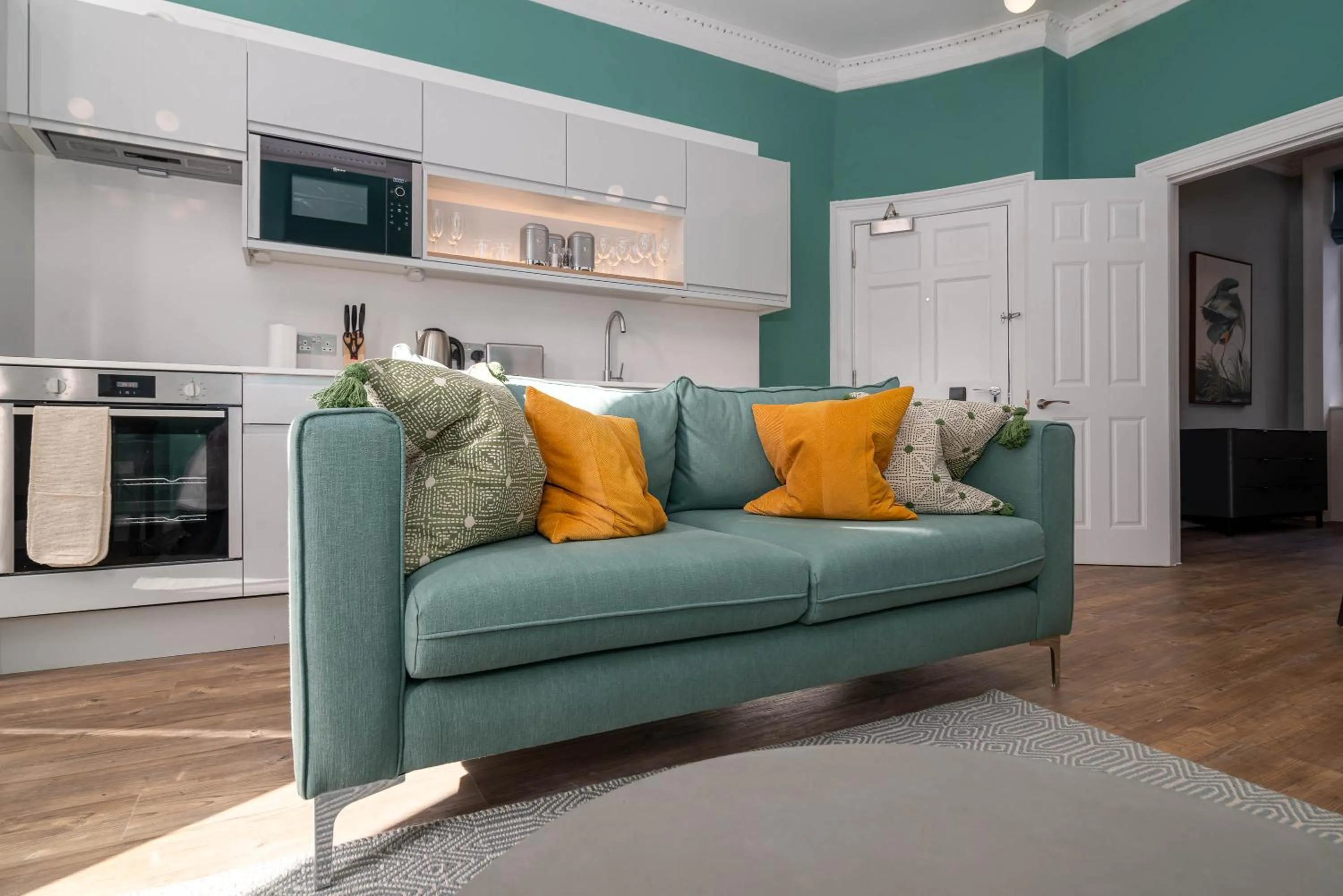 Seating area in 37 Doughty Street - Urban Apartments