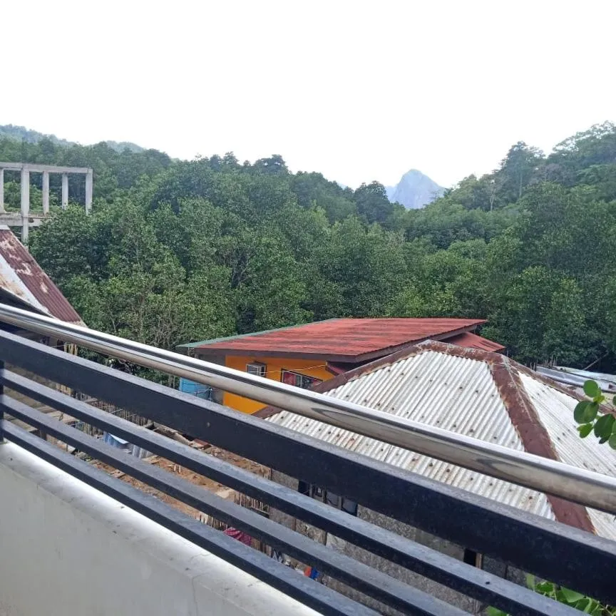 Mountain view, Balcony/Terrace in Chelle's Apartelle-Inn