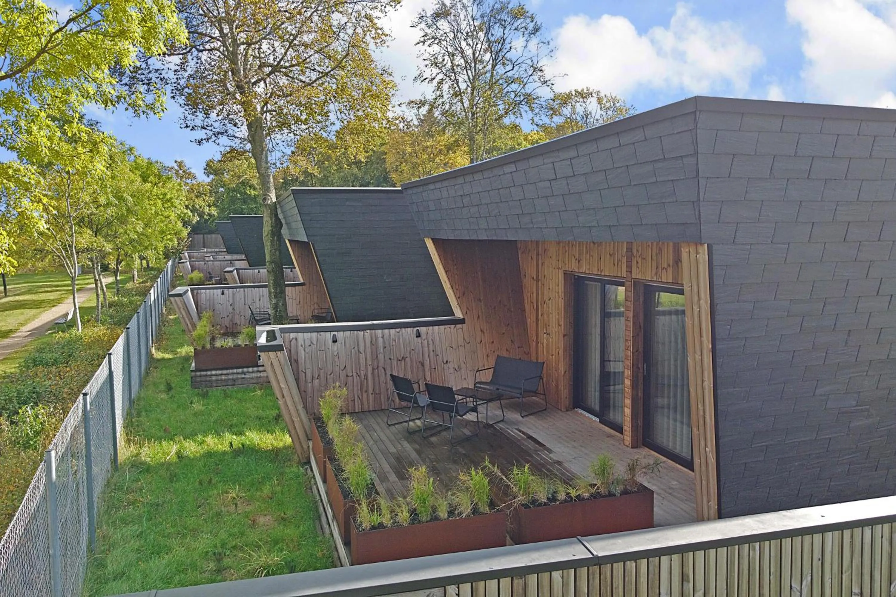 Balcony/Terrace in SØGAARDEN - Hotel & SøCamp