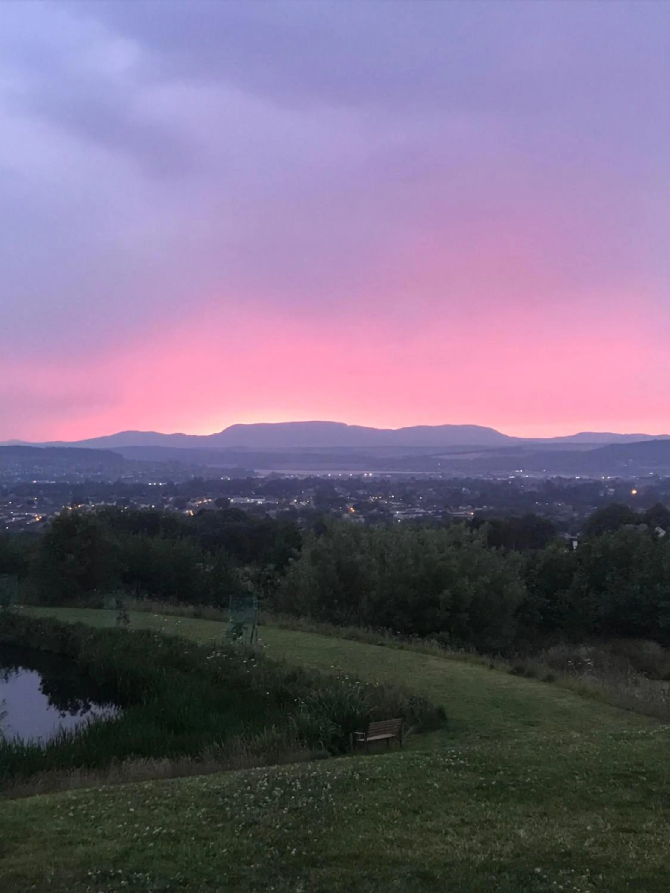 Sunset in Druid View B&B