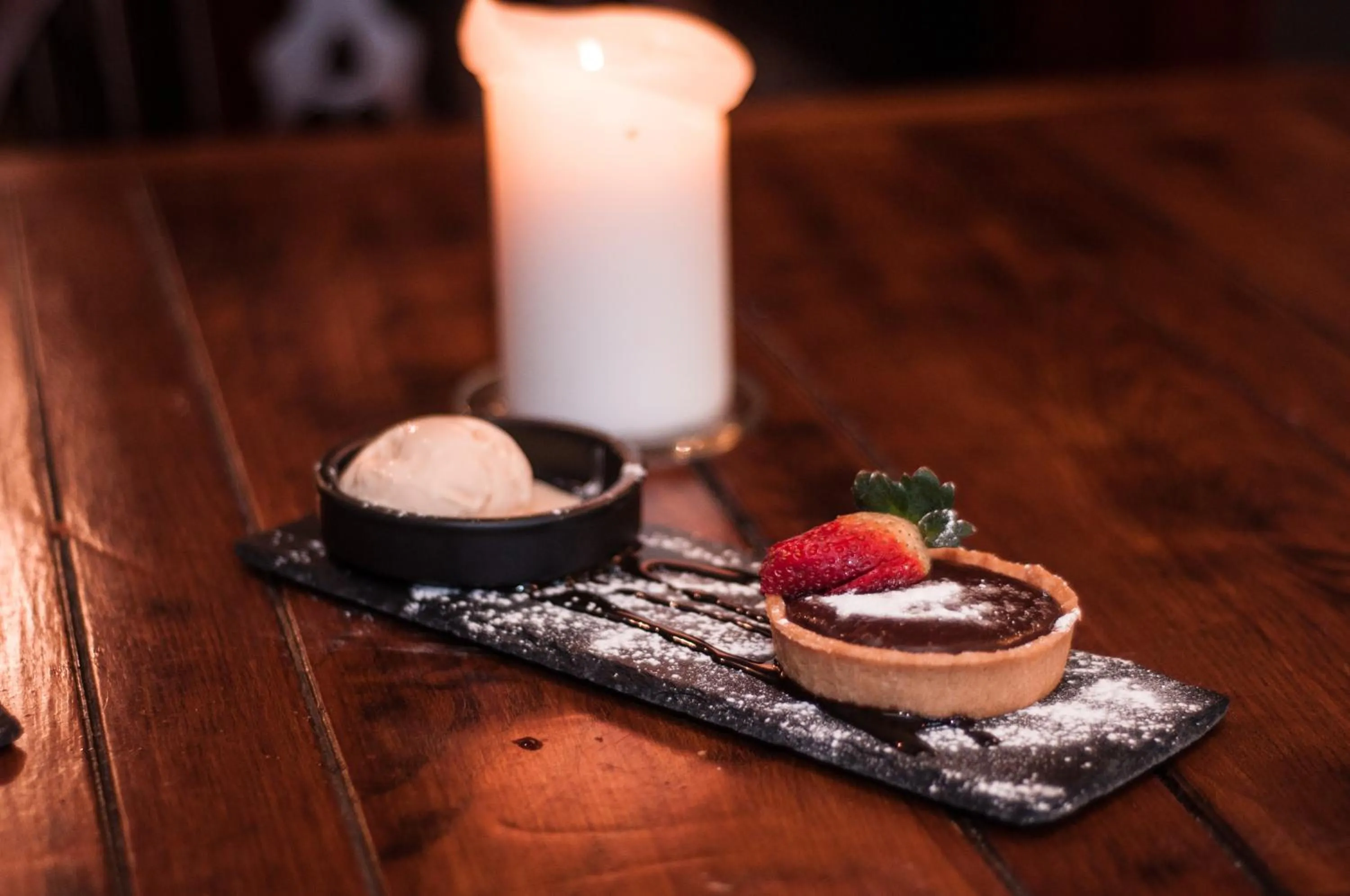 Food close-up in The Chequers Inn