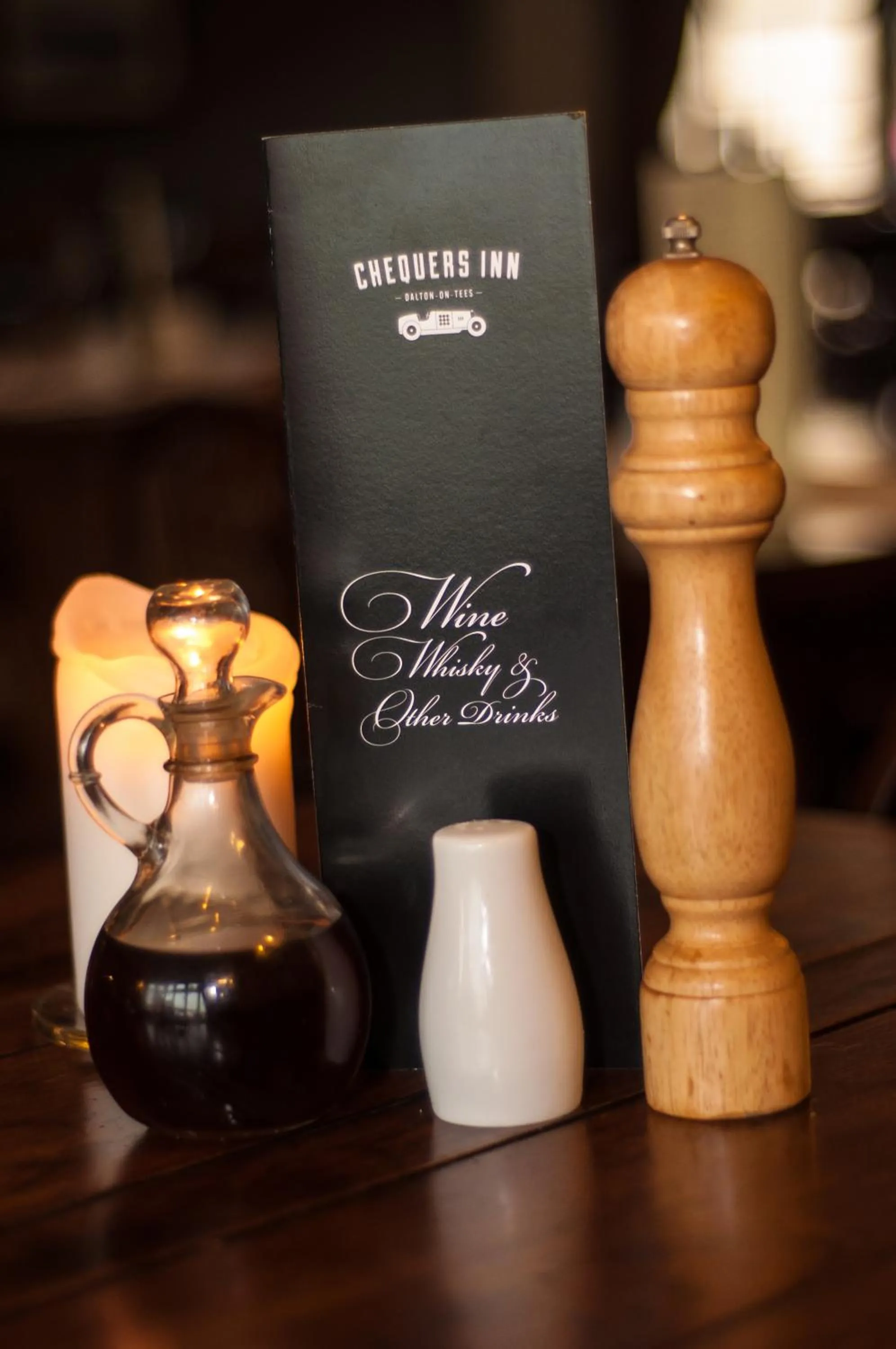 Alcoholic drinks in The Chequers Inn