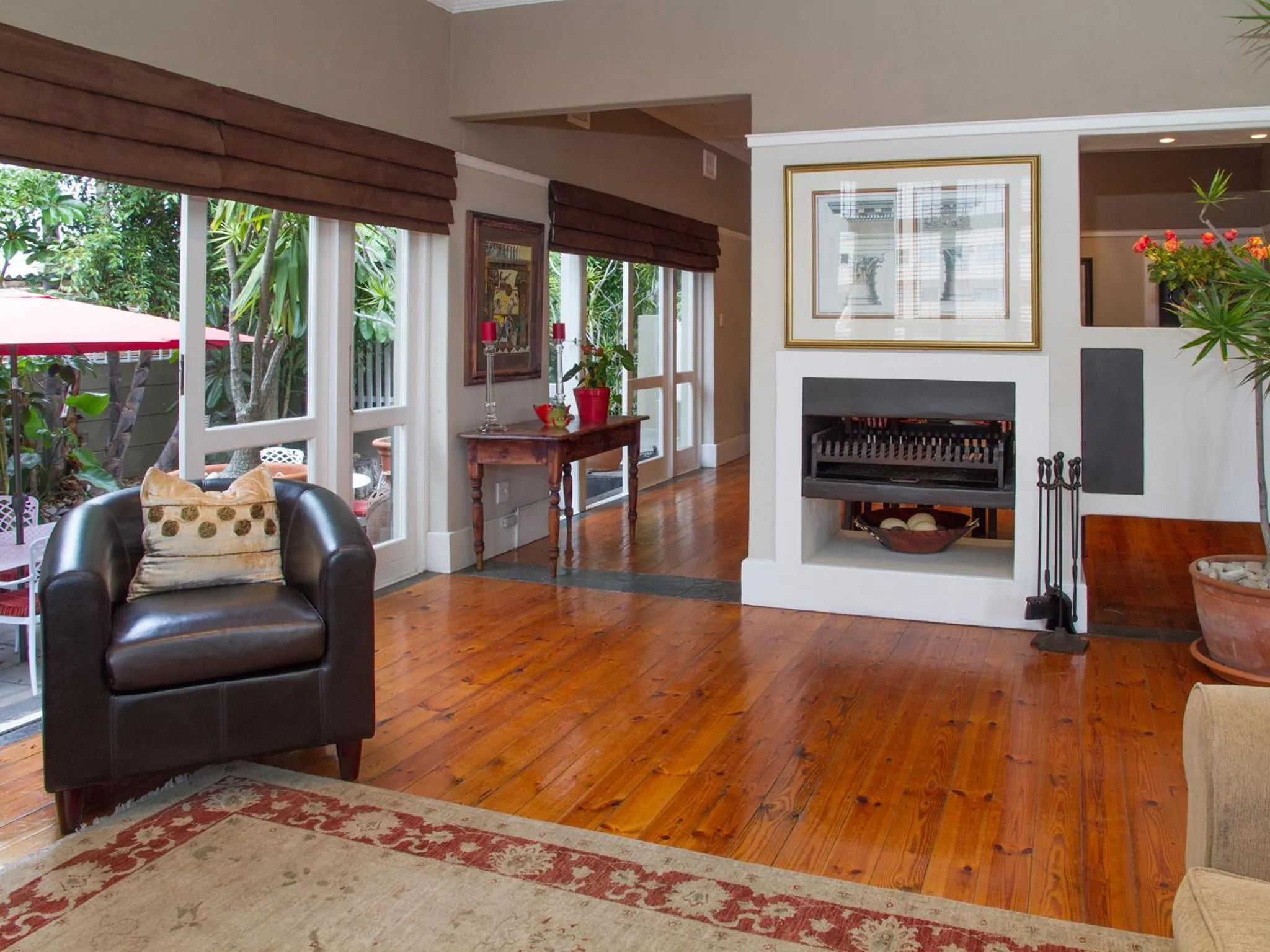 Patio in Conifer Beach House