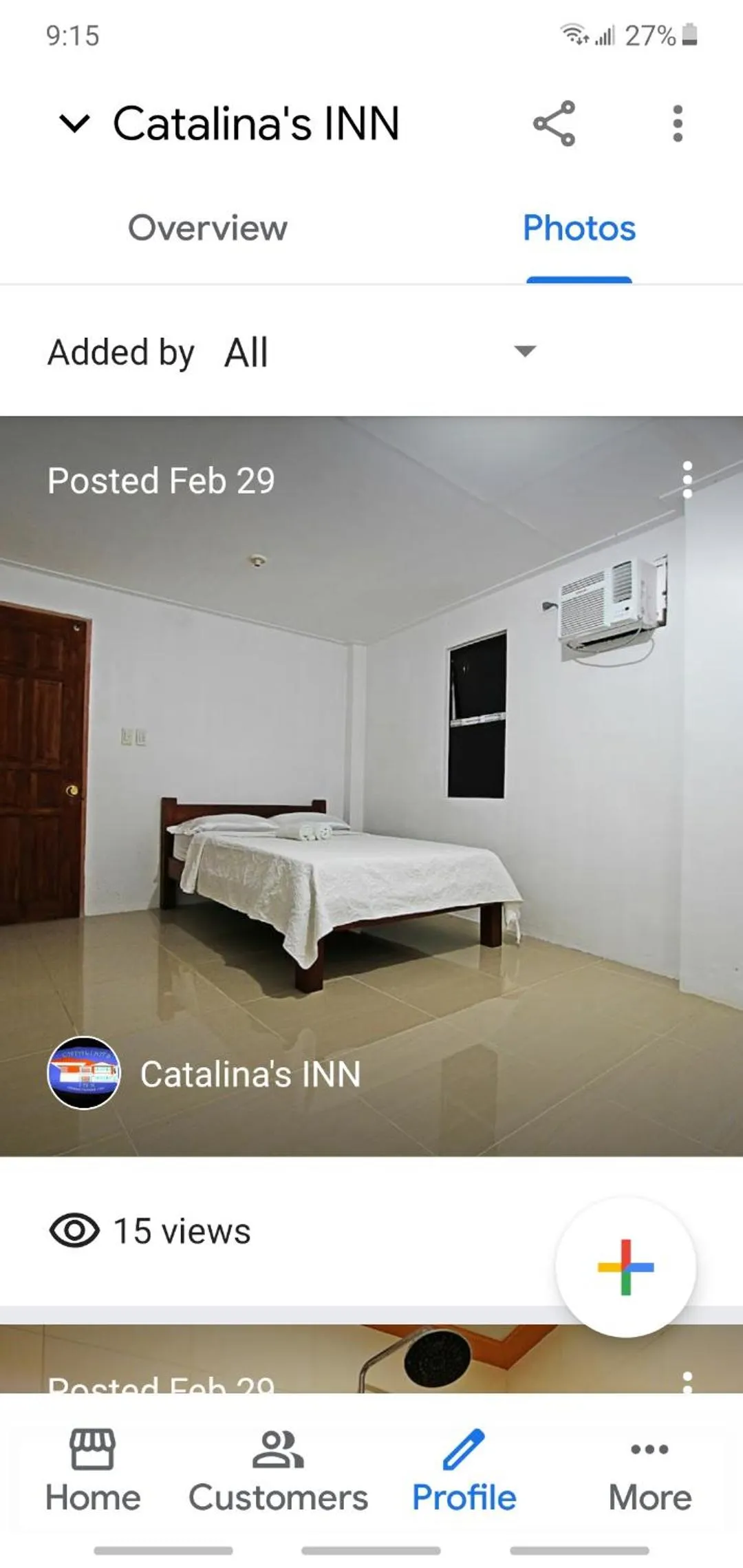 Bed in Catalinas inn