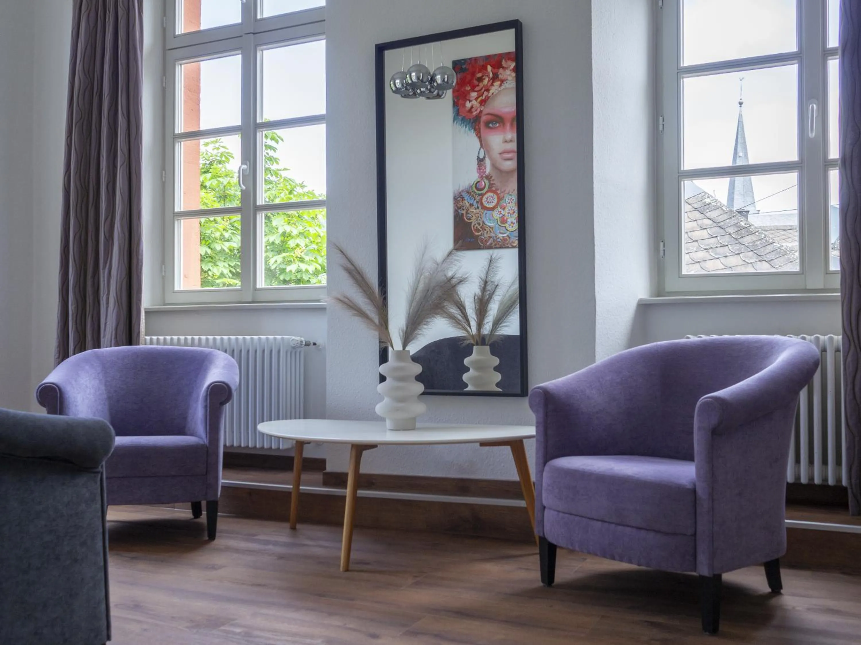 Seating area in Hotel Lekker