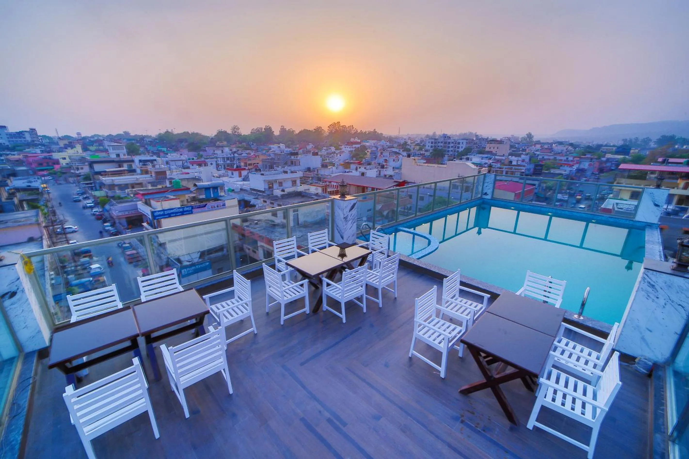 Patio in Hotel Holy Vivasa