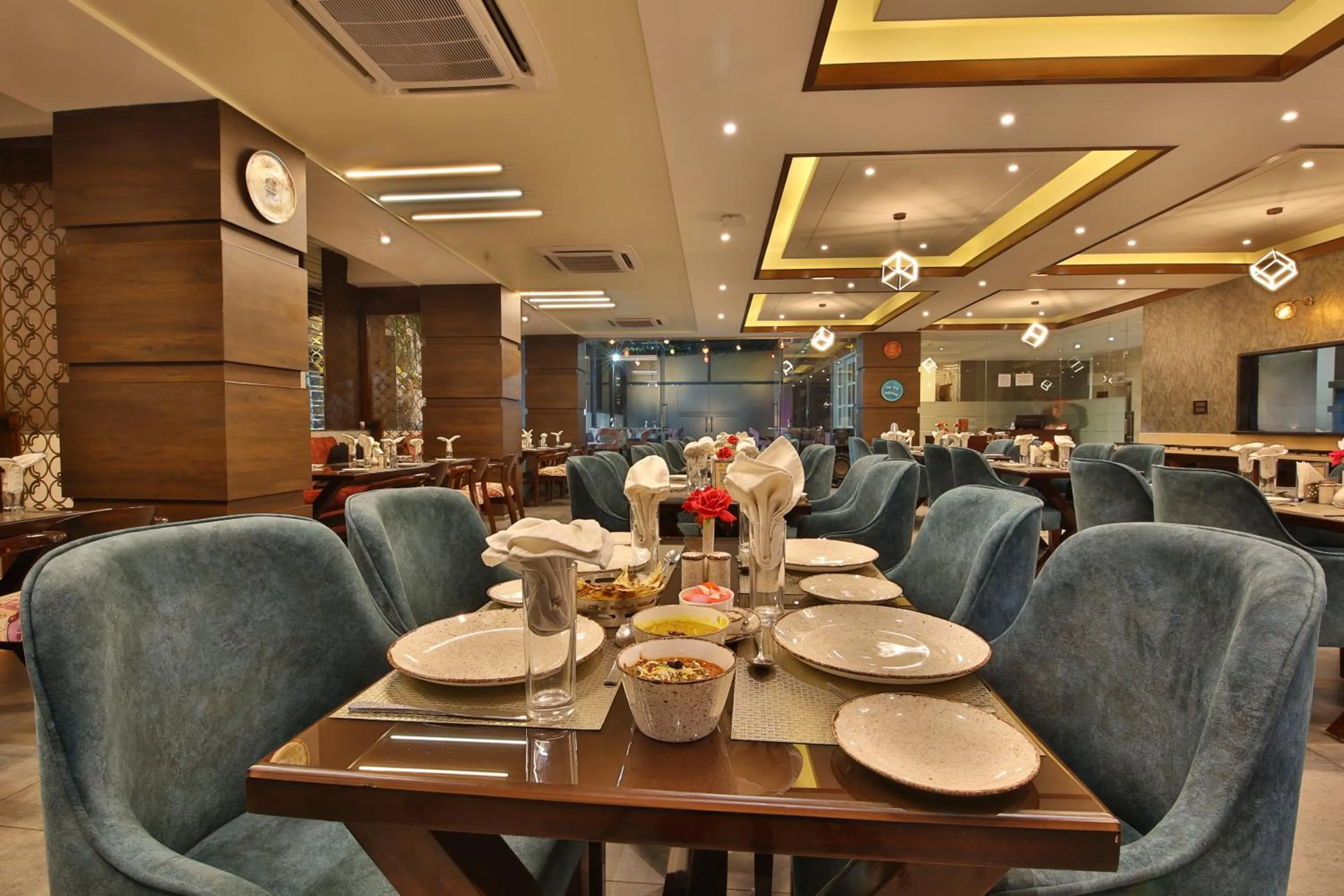 Seating area in Hotel Holy Vivasa