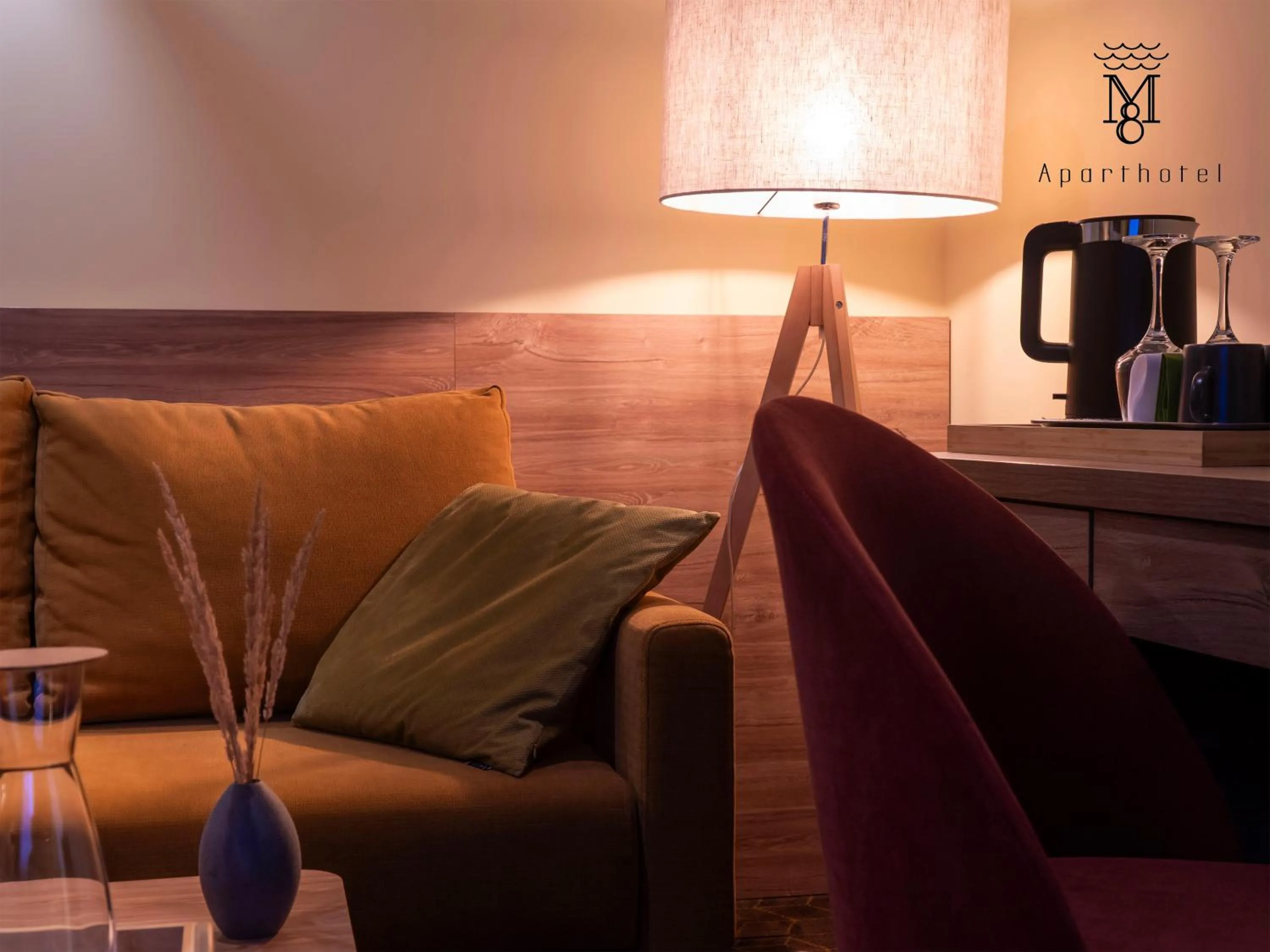 Seating area in Mariensztat 8 Hotel