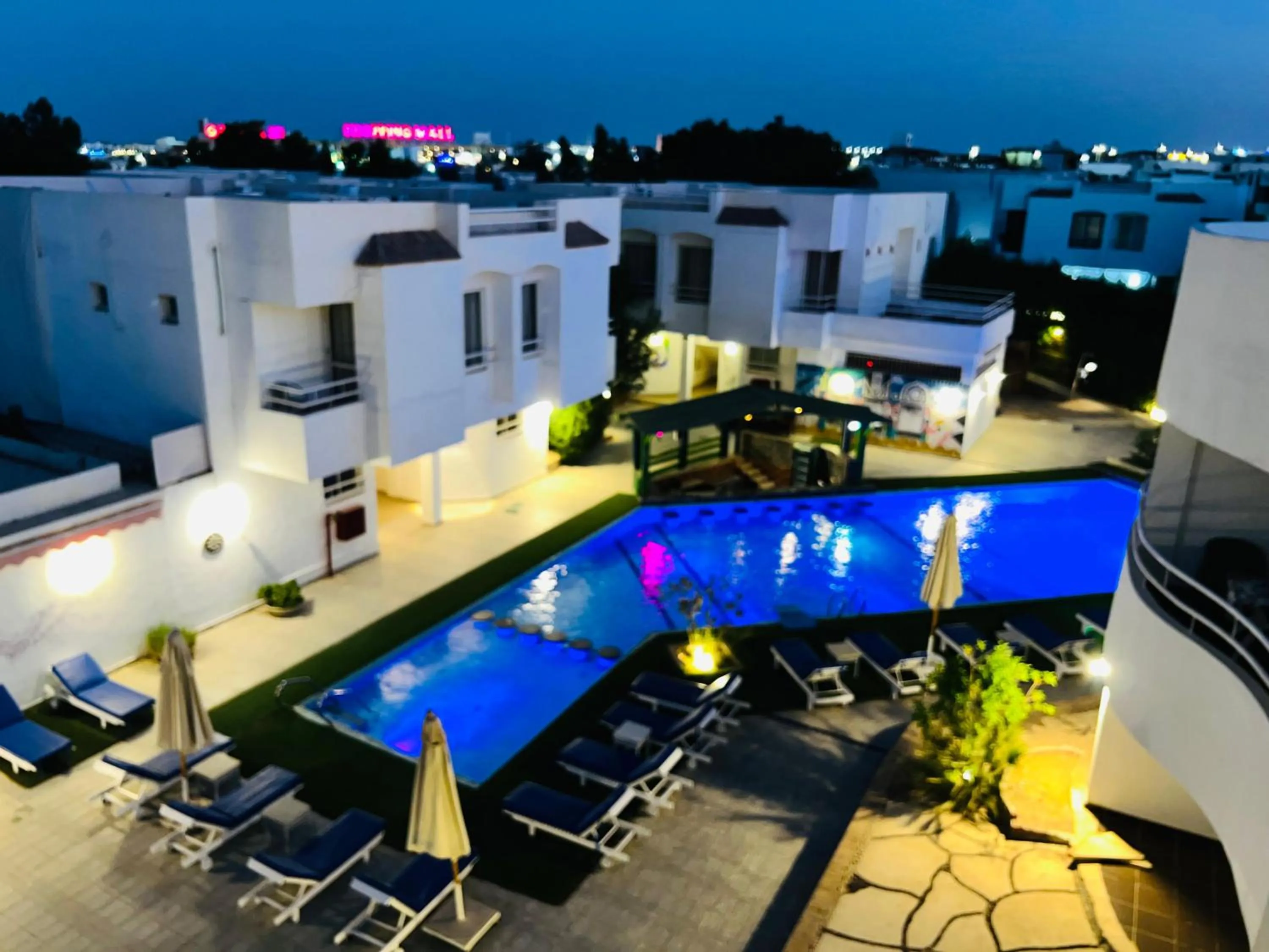 Swimming pool in Viking club hotel