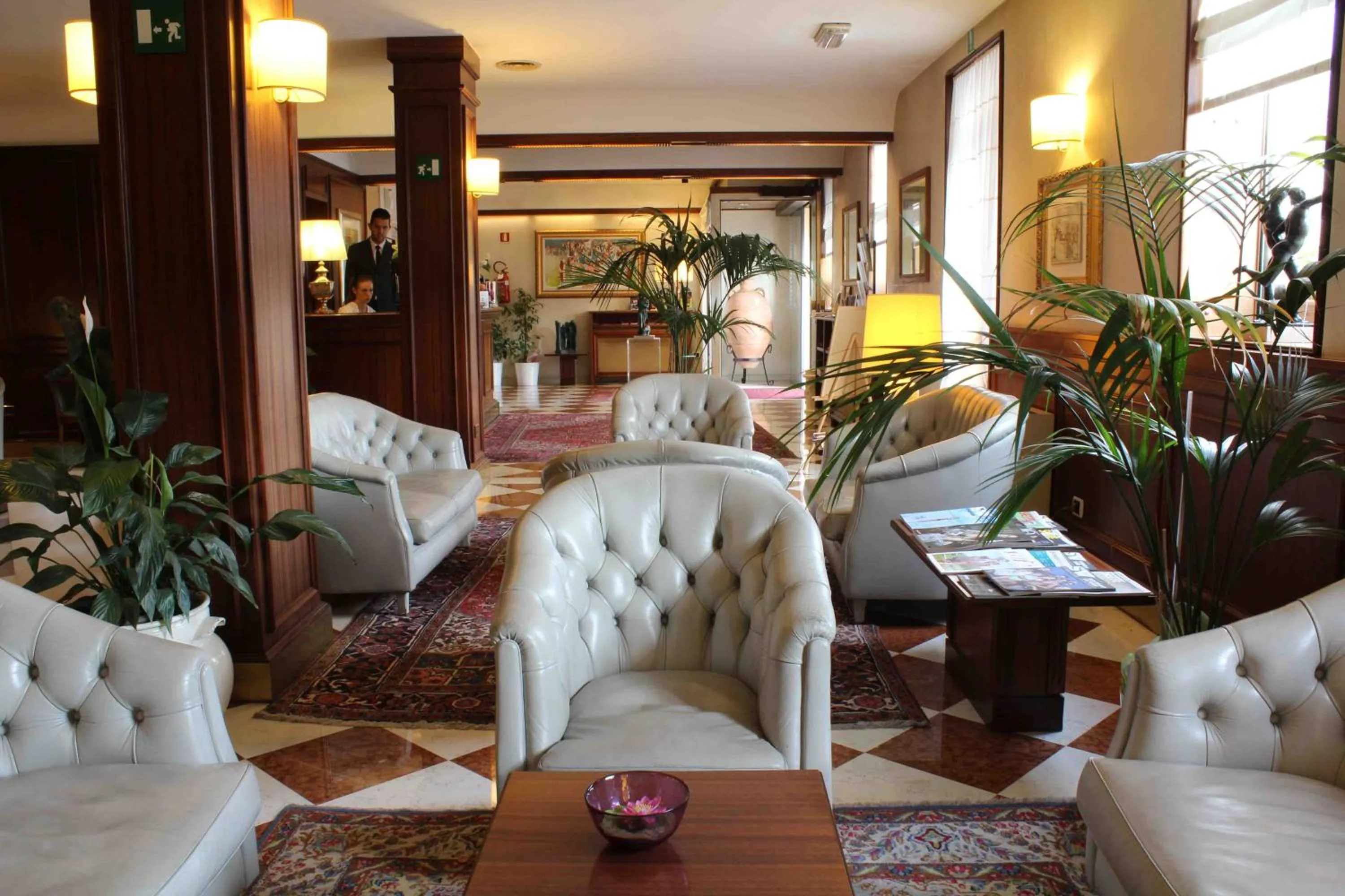 Lobby or reception in Hotel Alla Torre