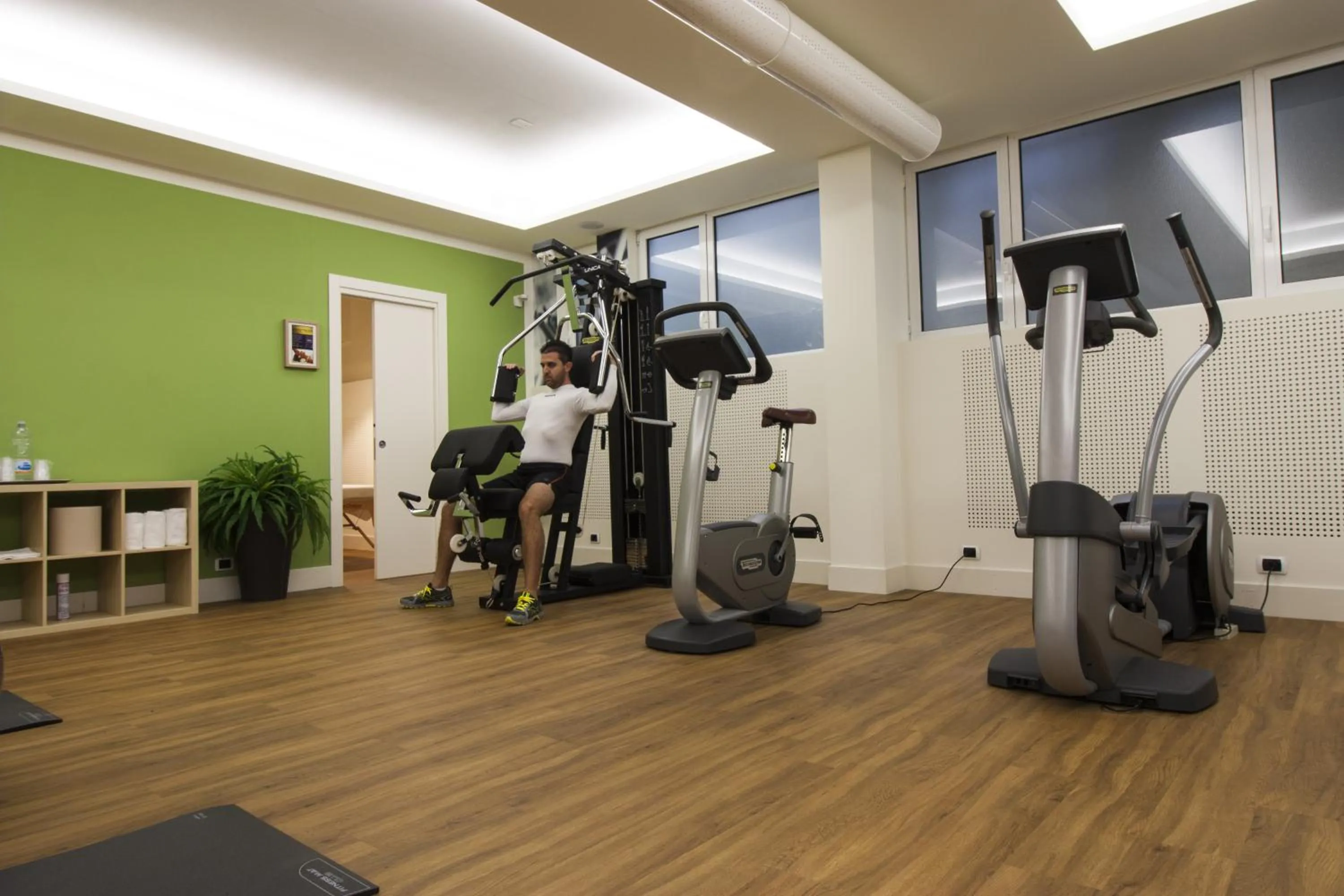 Fitness centre/facilities in Hotel Alla Torre
