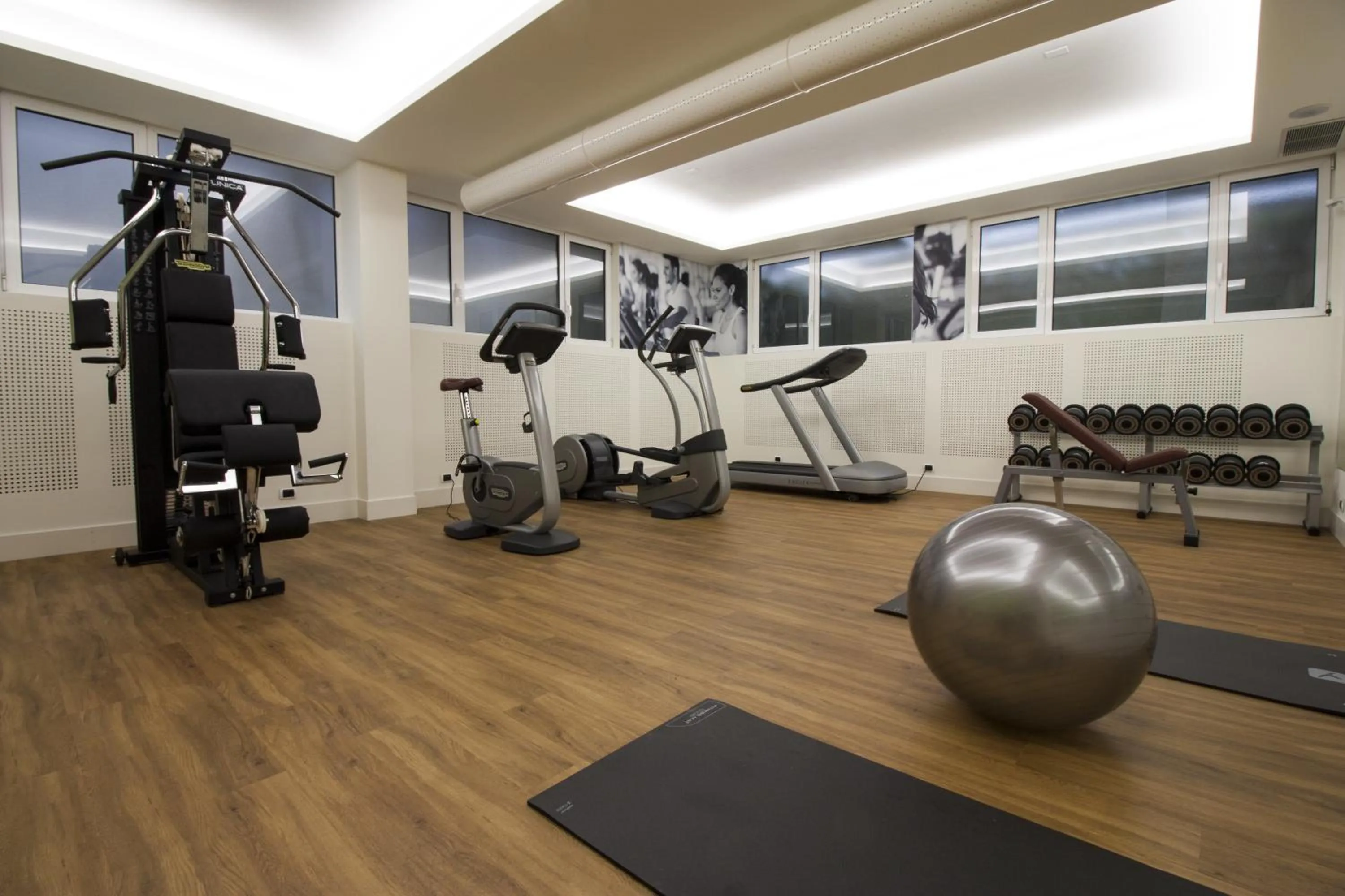 Fitness centre/facilities in Hotel Alla Torre