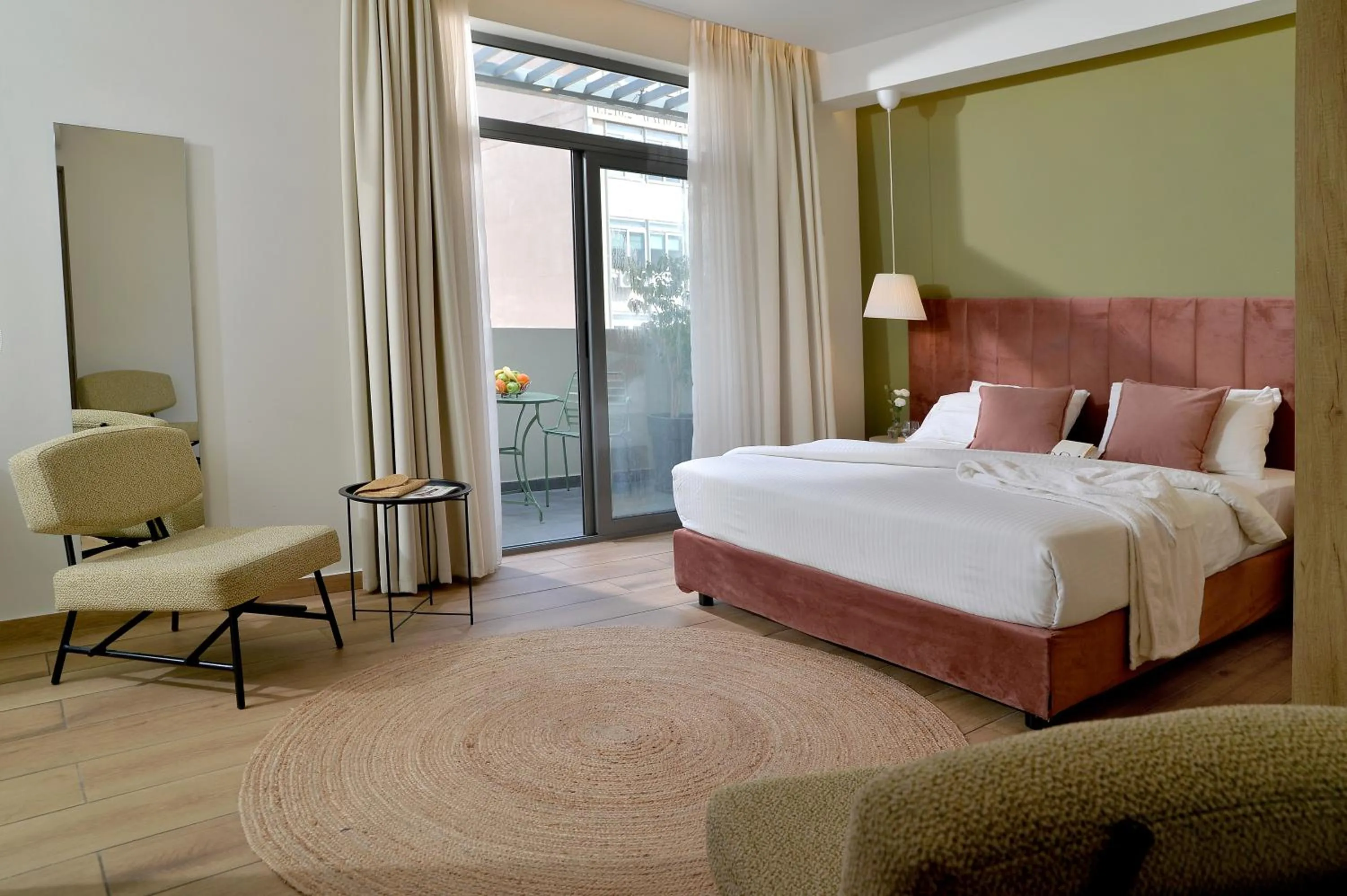 Bed in Alva Athens Hotel