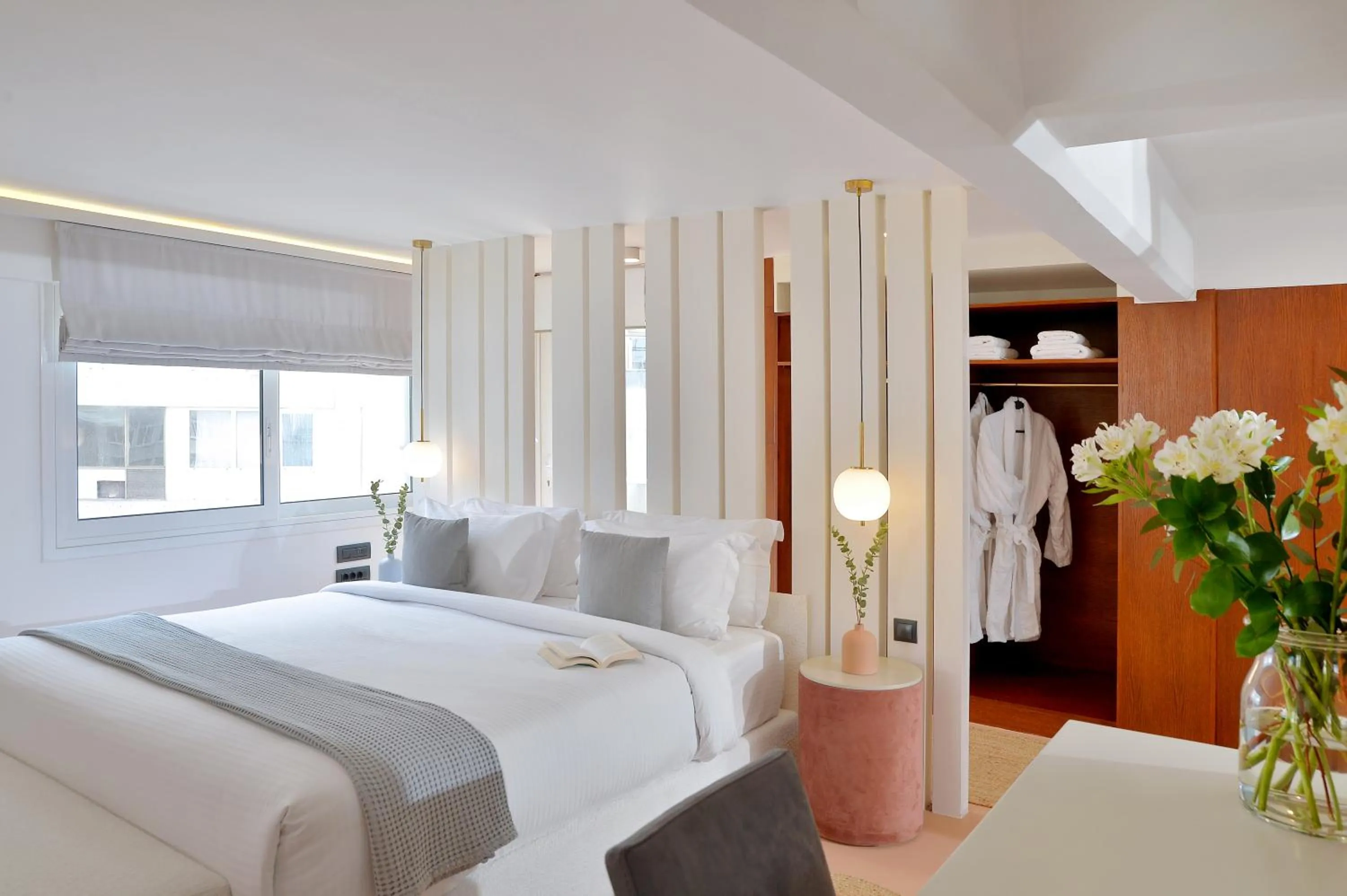 Bed in Alva Athens Hotel