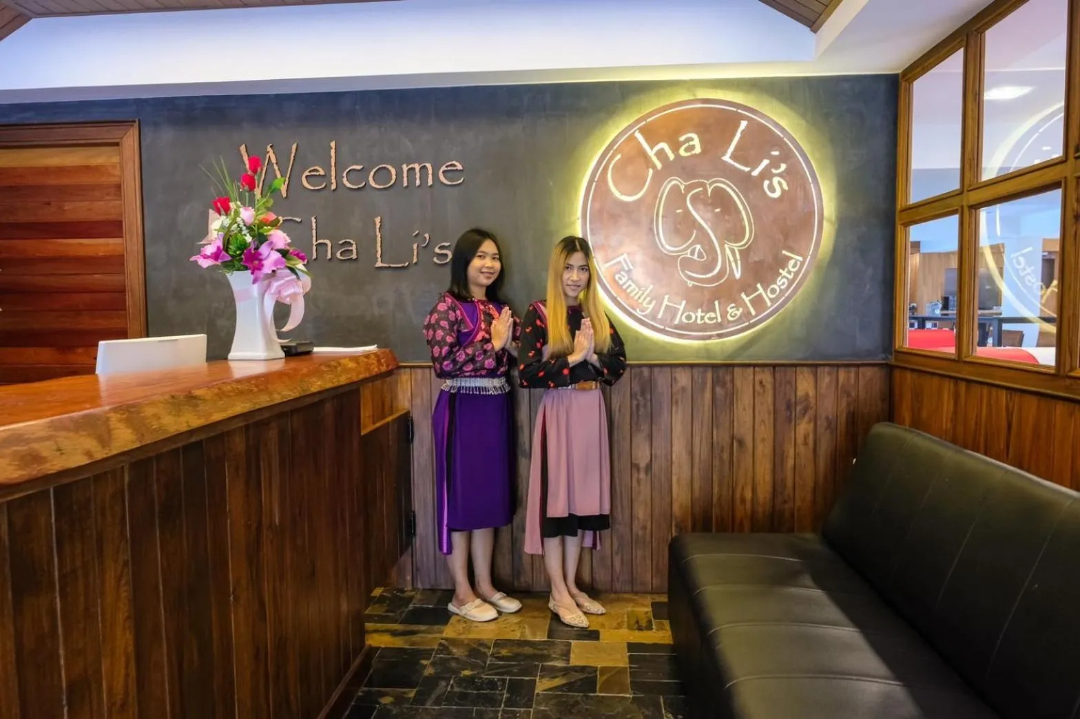 Lobby or reception in Cha Li's Family Hotel&Hostel