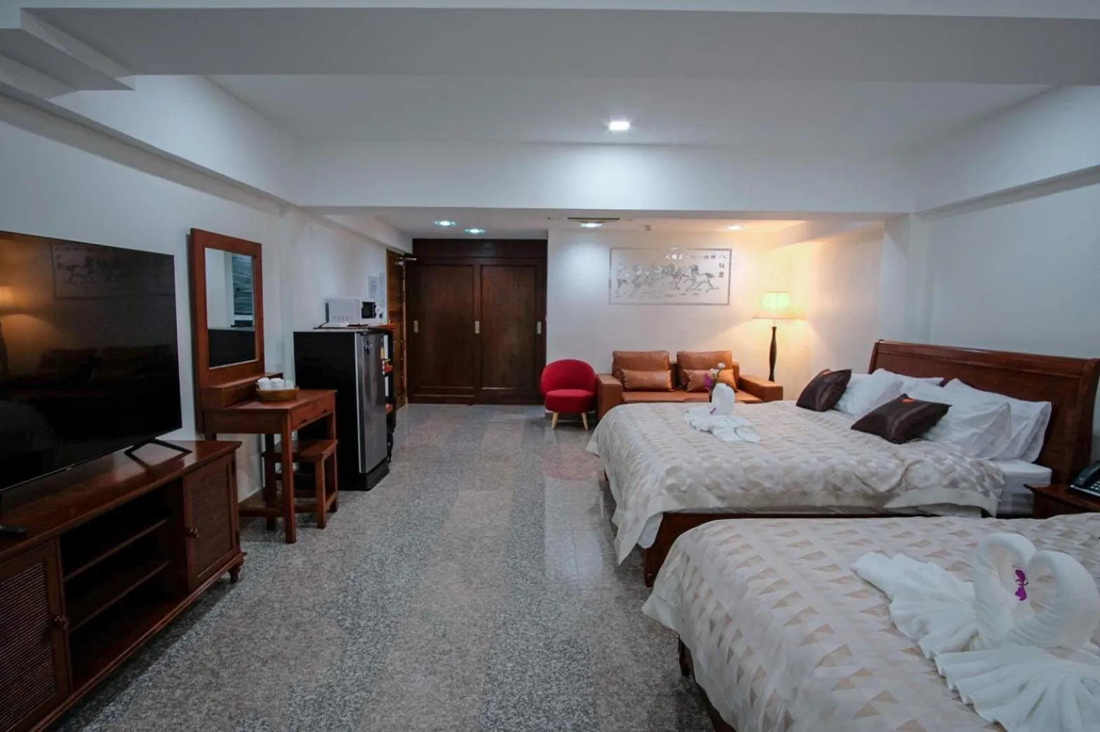 Photo of the whole room, Bed in Cha Li's Family Hotel&Hostel